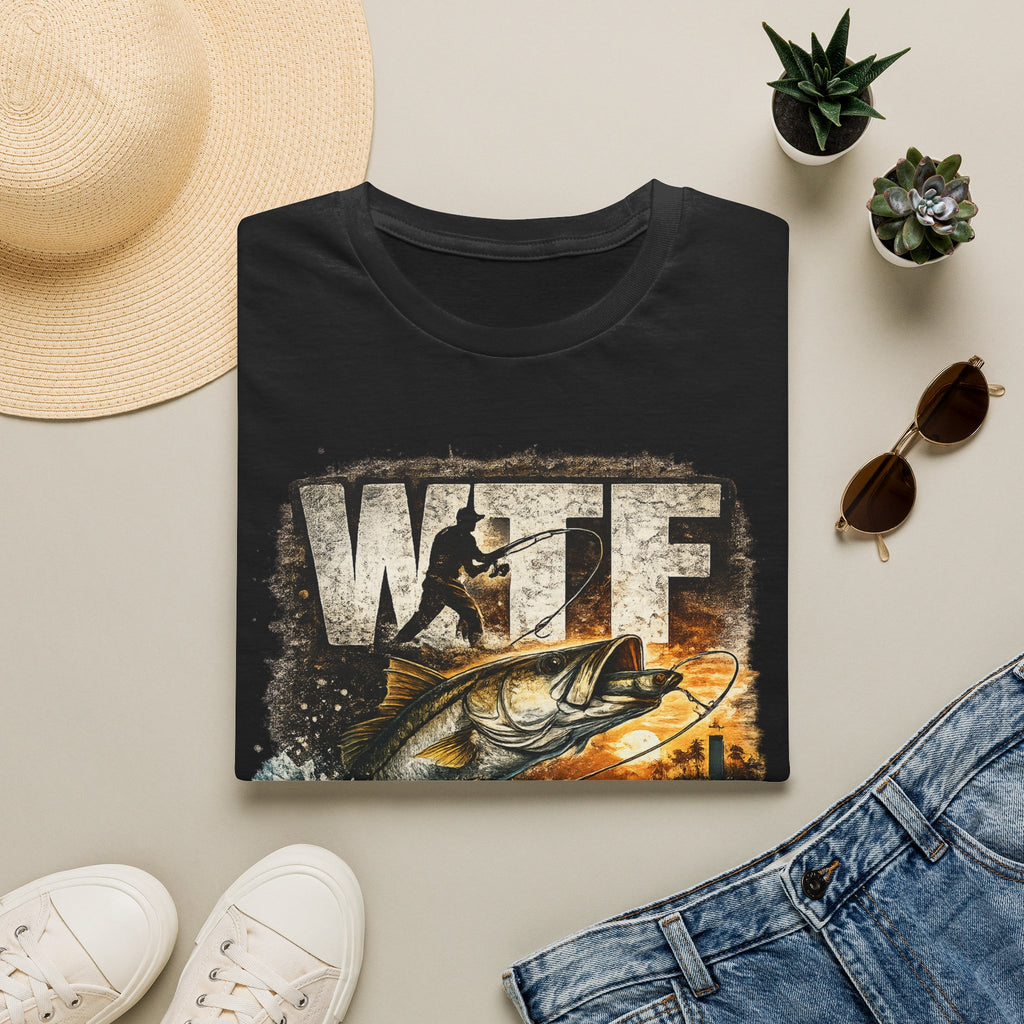 WTF Where's The Fish - Funny Fishing T-Shirt