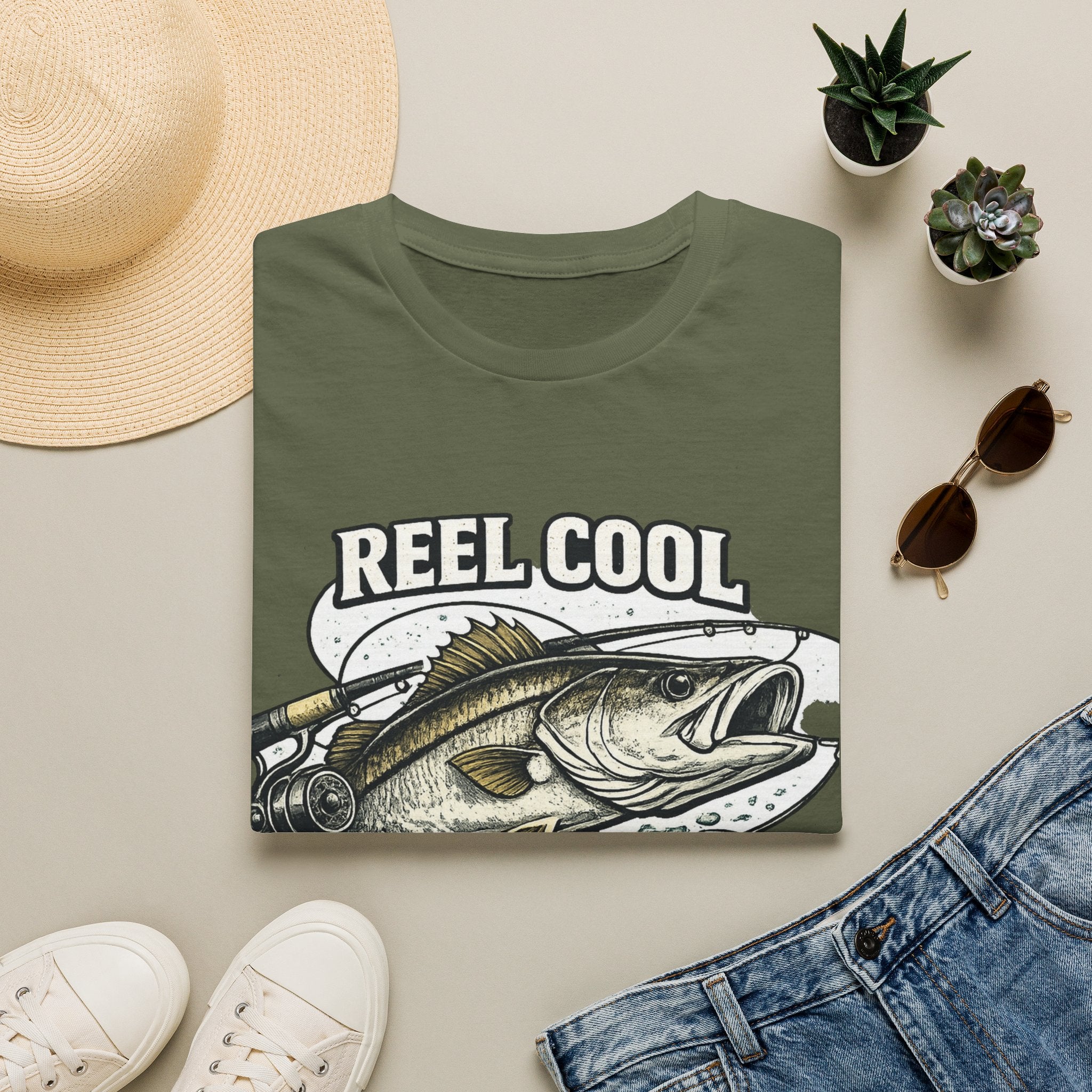 Reel Cool Grandpa - Florida Fishing Grandfather T-Shirt