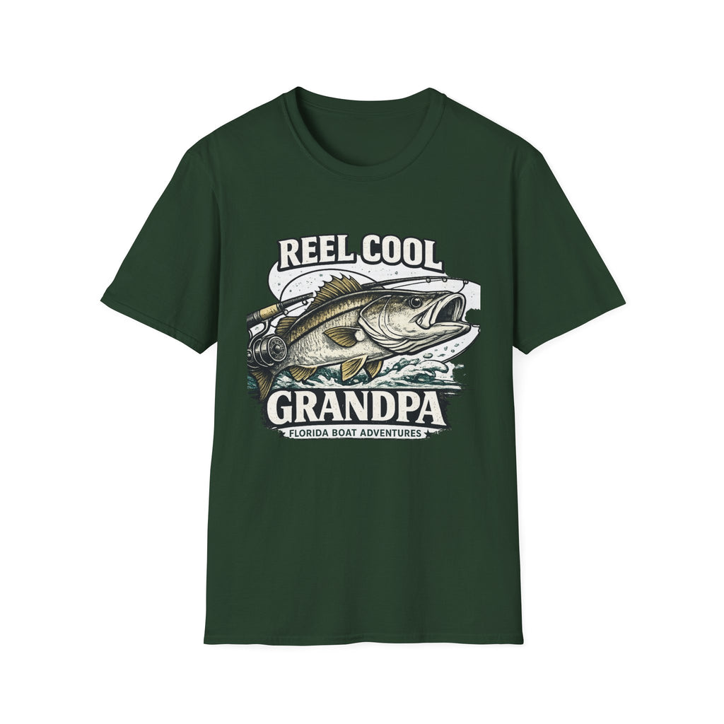 Reel Cool Grandpa - Florida Fishing Grandfather T-Shirt