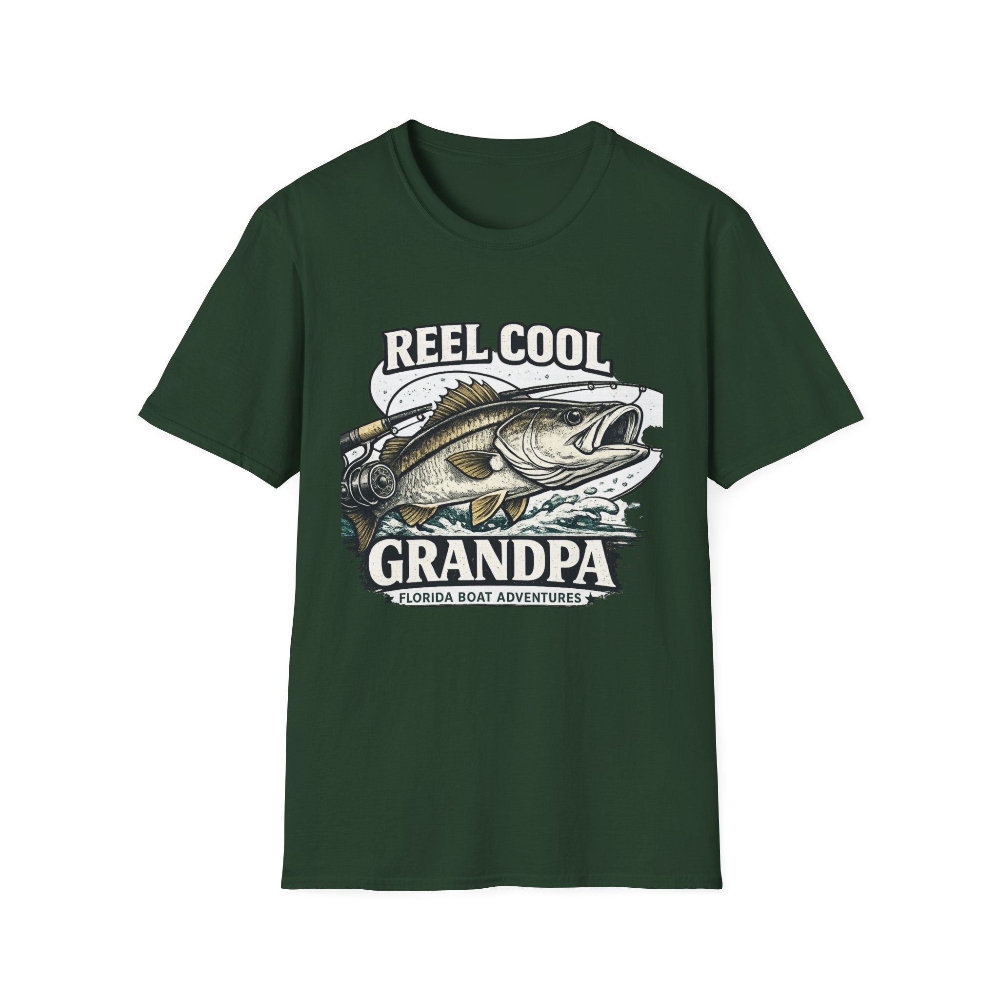 Reel Cool Grandpa - Florida Fishing Grandfather T-Shirt