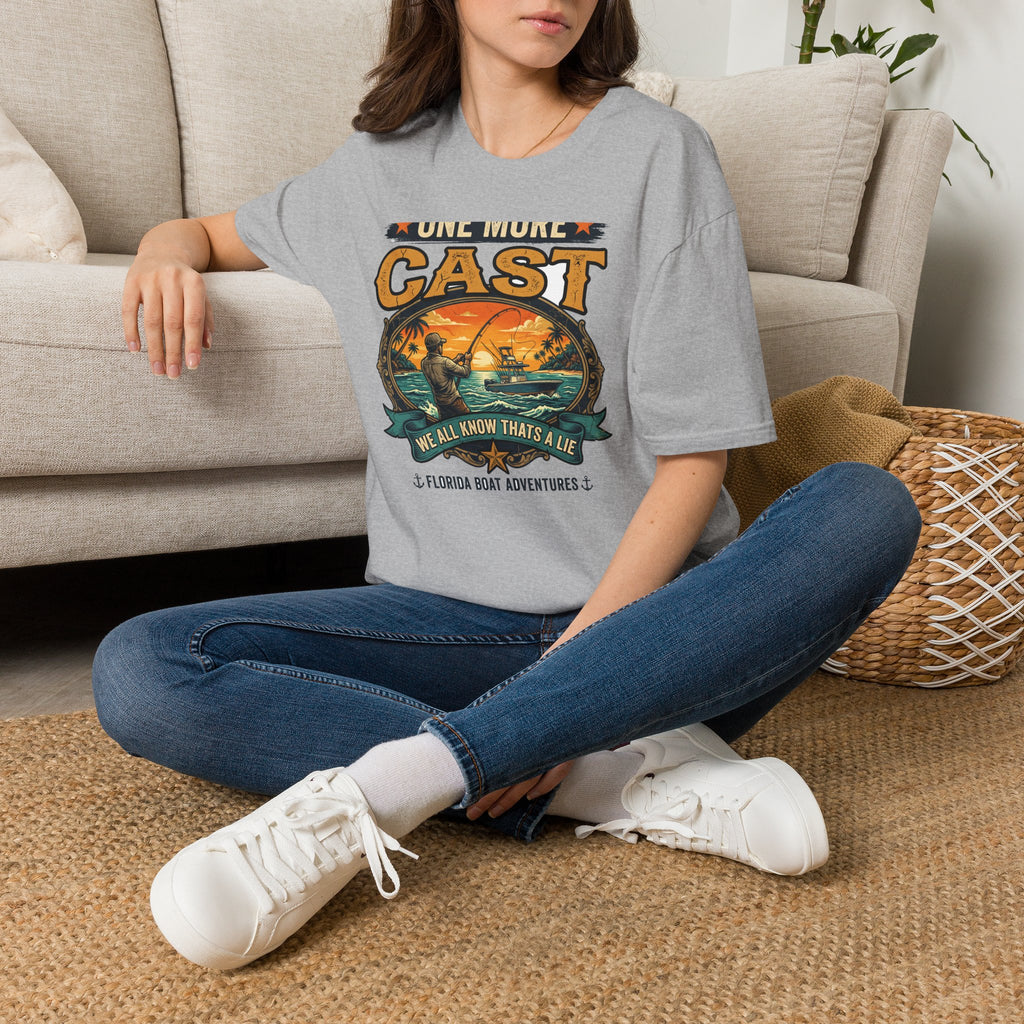 One More Cast (We All Know That's A Lie) - Funny Fishing T-Shirt