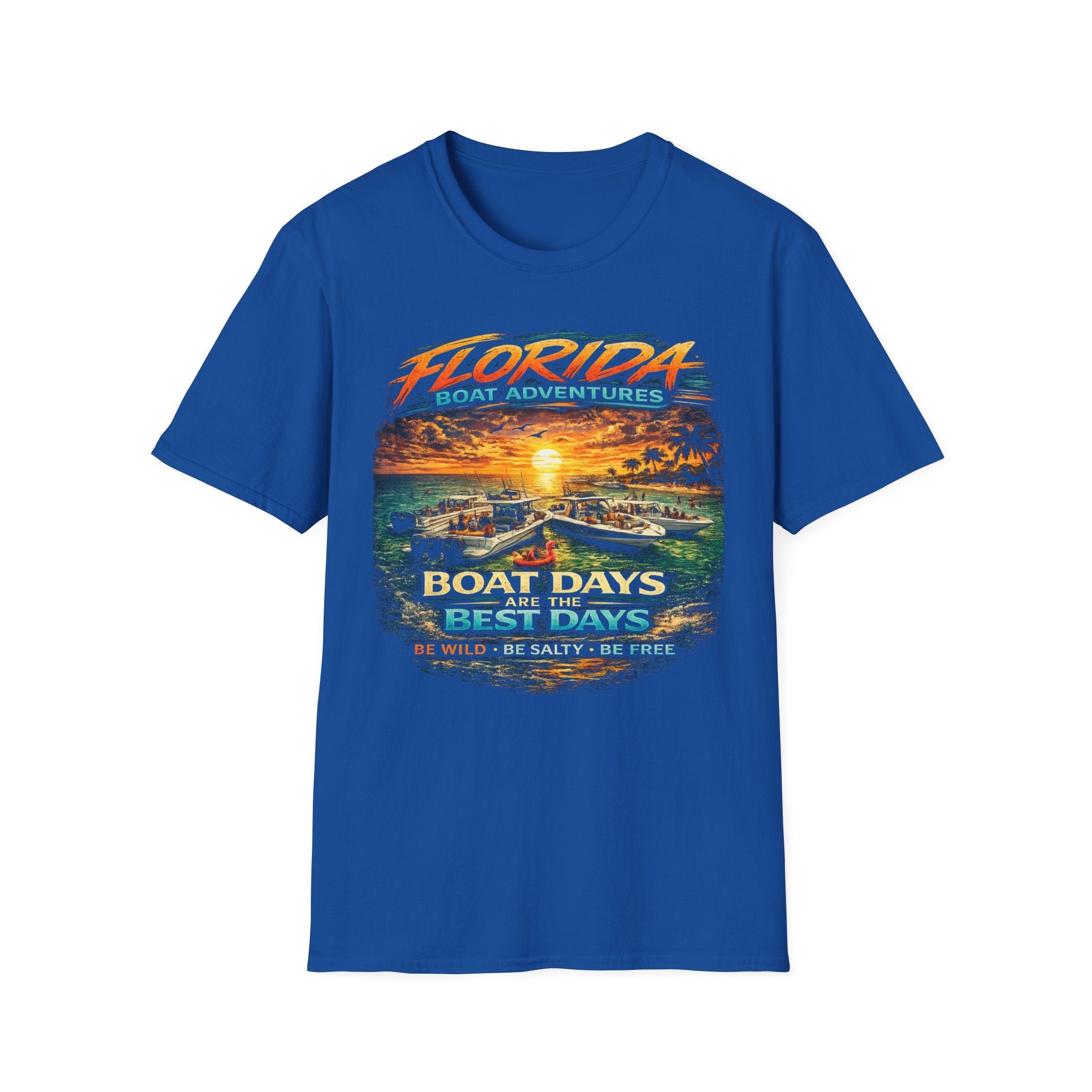 Boat Days Are the Best Days Tee | Funny Boating Shirt for Men or Women | Gildan 6400 Florida Boating T-Shirt