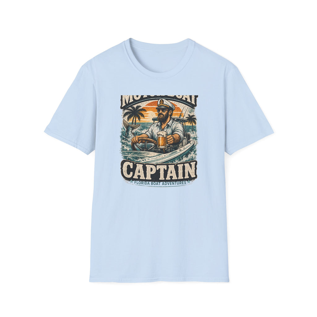Motor Boat Captain - Florida Boating T-Shirt