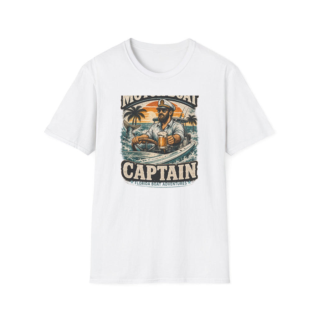 Motor Boat Captain - Florida Boating T-Shirt