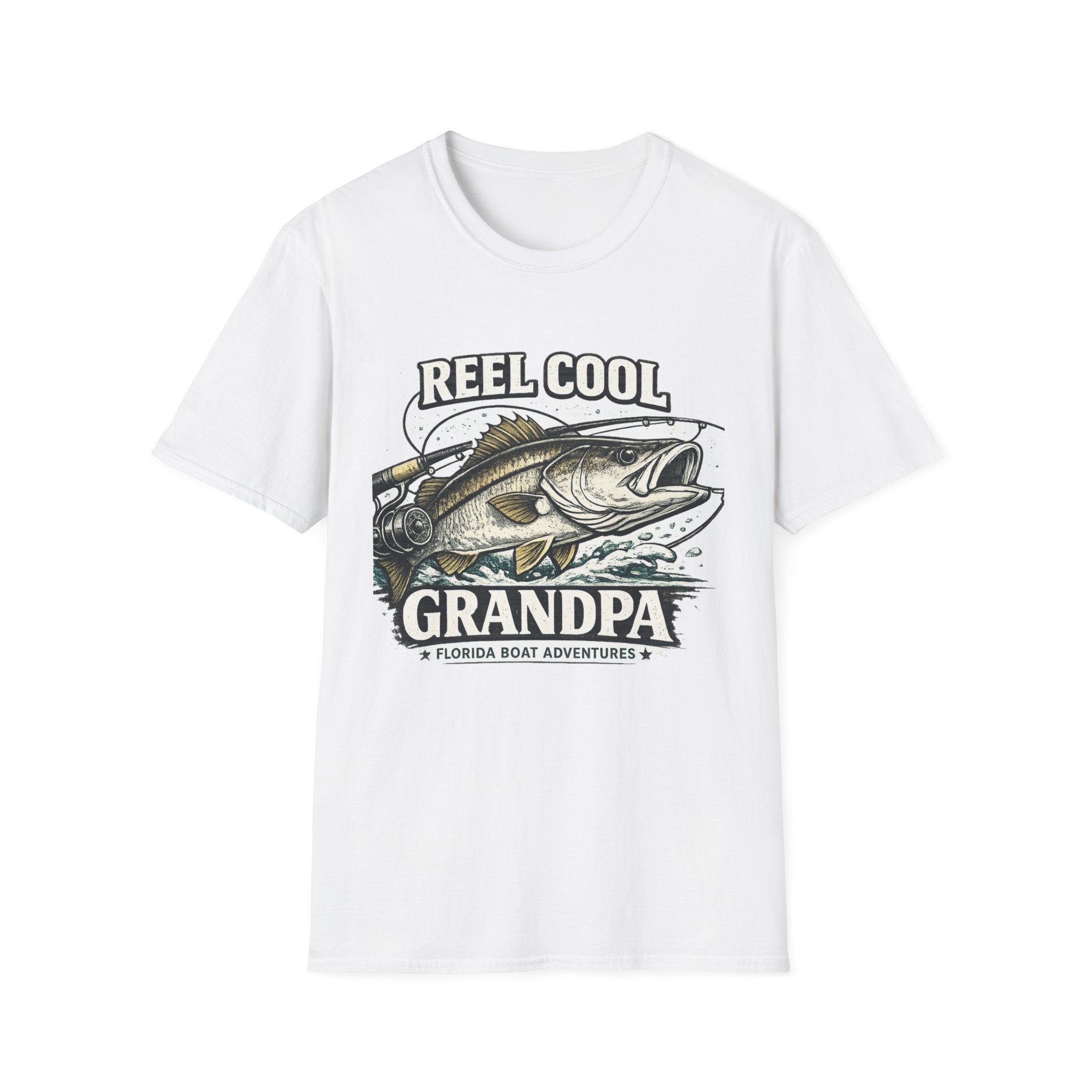 Reel Cool Grandpa - Florida Fishing Grandfather T-Shirt