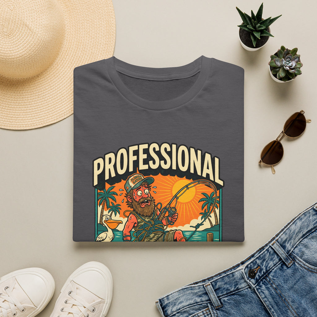 Professional Line Untangler - Funny Florida Man Fishing T-Shirt