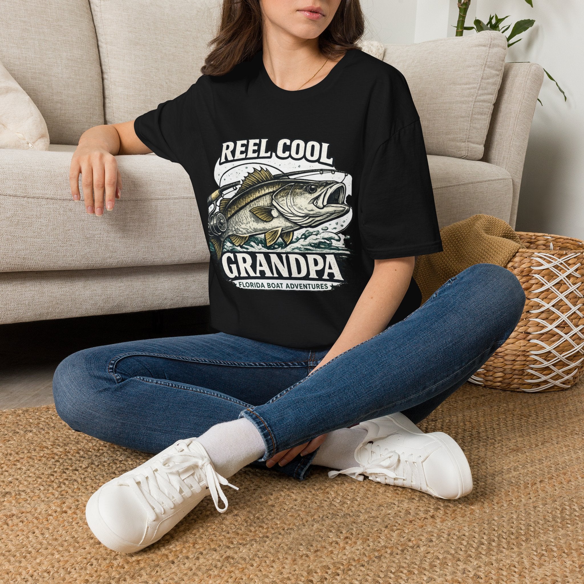 Reel Cool Grandpa - Florida Fishing Grandfather T-Shirt