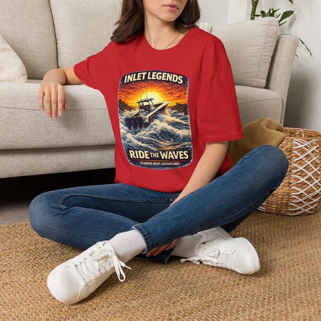 Inlet Legends Tee | Florida Boating & Offshore Fishing Shirt for Men | Gildan 6400 T-Shirt