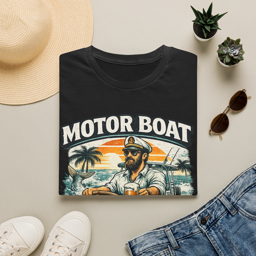 Motor Boat Captain - Florida Boating T-Shirt