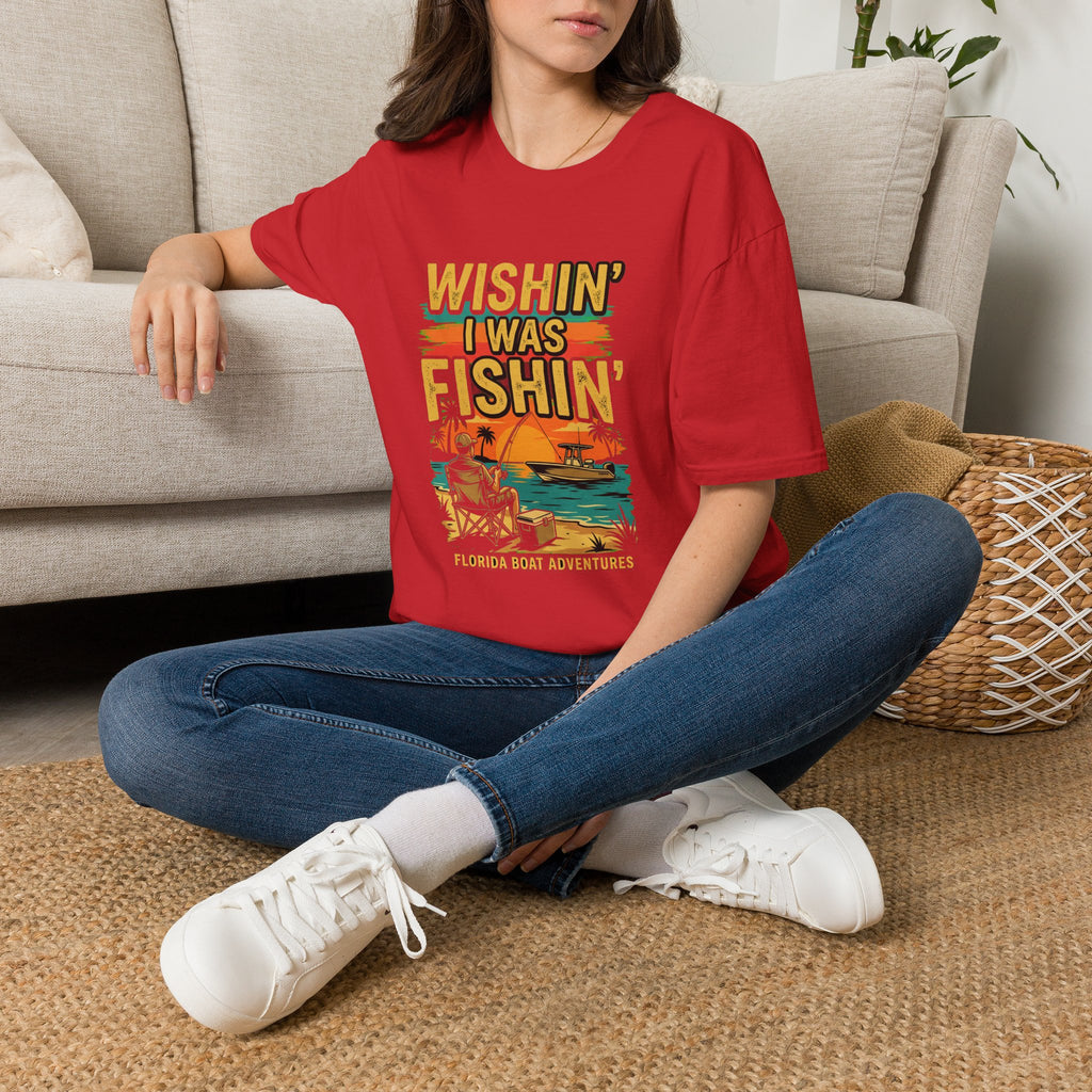 Wishin' I Was Fishin' - Florida Fishing T-Shirt