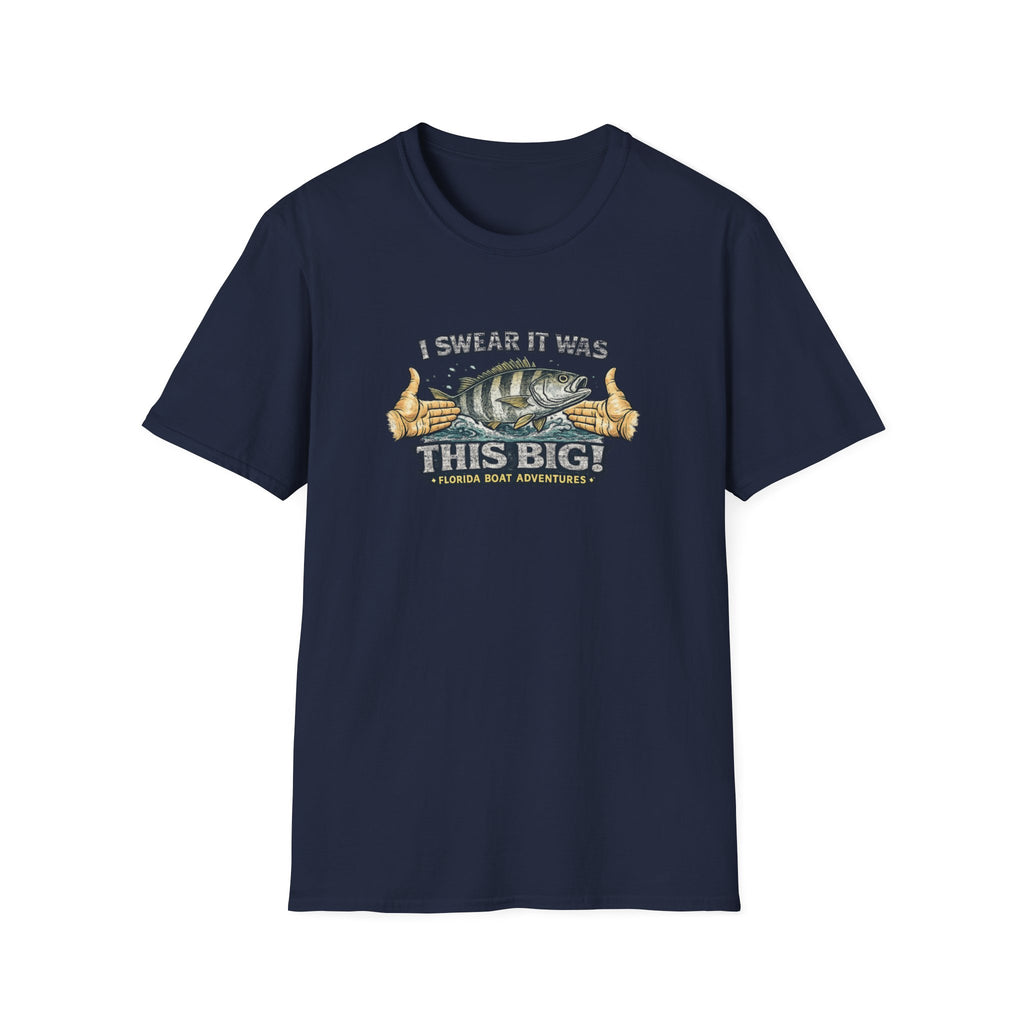 I Swear It Was This Big - Funny Fishing Exaggeration T-Shirt