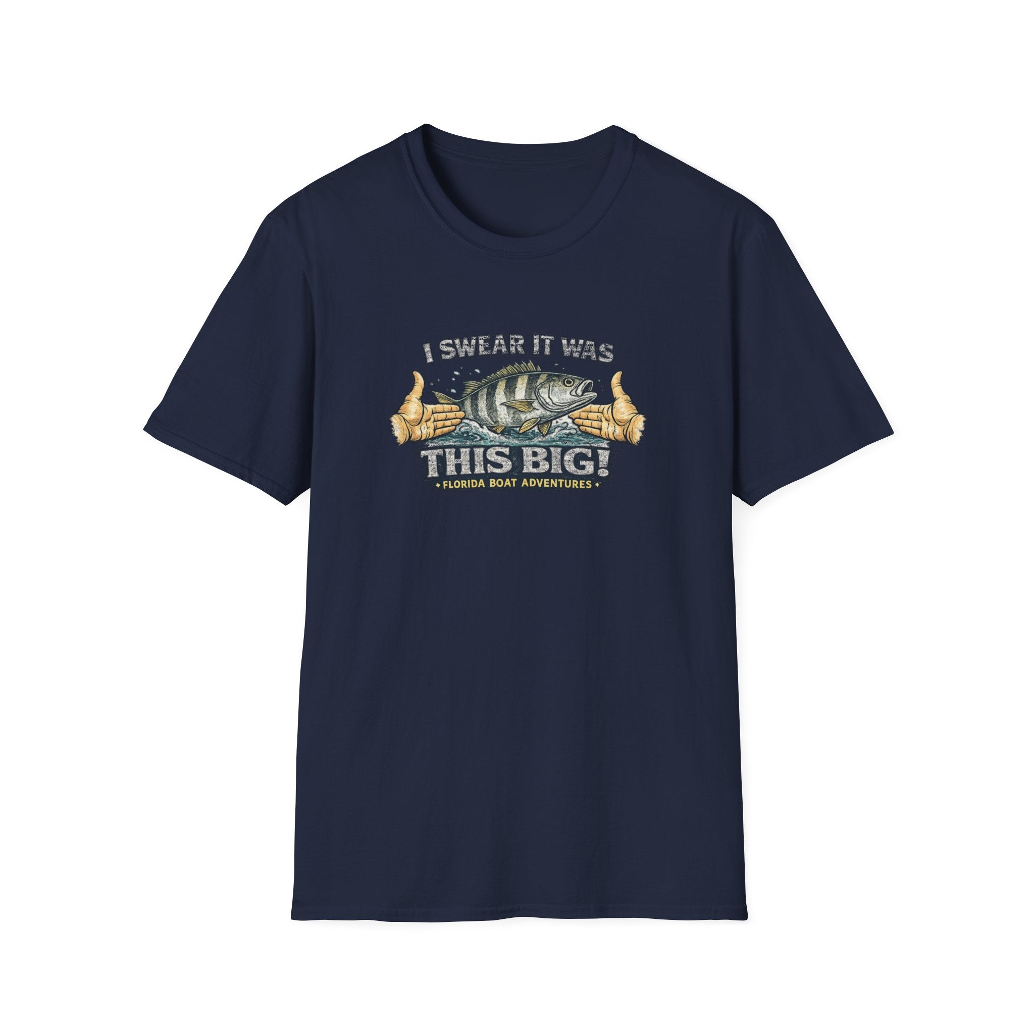 I Swear It Was This Big - Funny Fishing Exaggeration T-Shirt