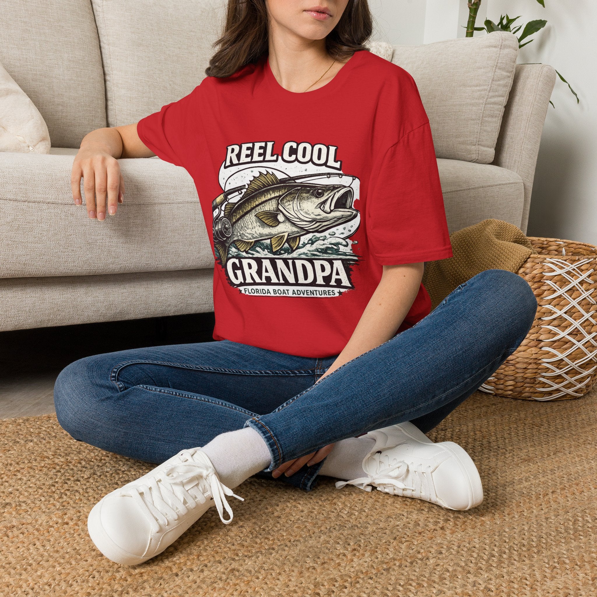 Reel Cool Grandpa - Florida Fishing Grandfather T-Shirt