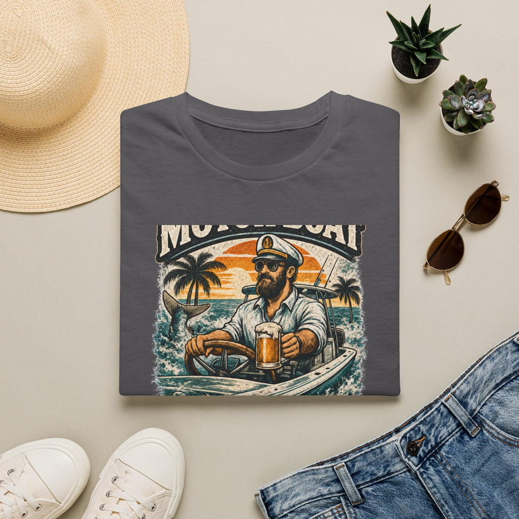 Motor Boat Captain - Florida Boating T-Shirt