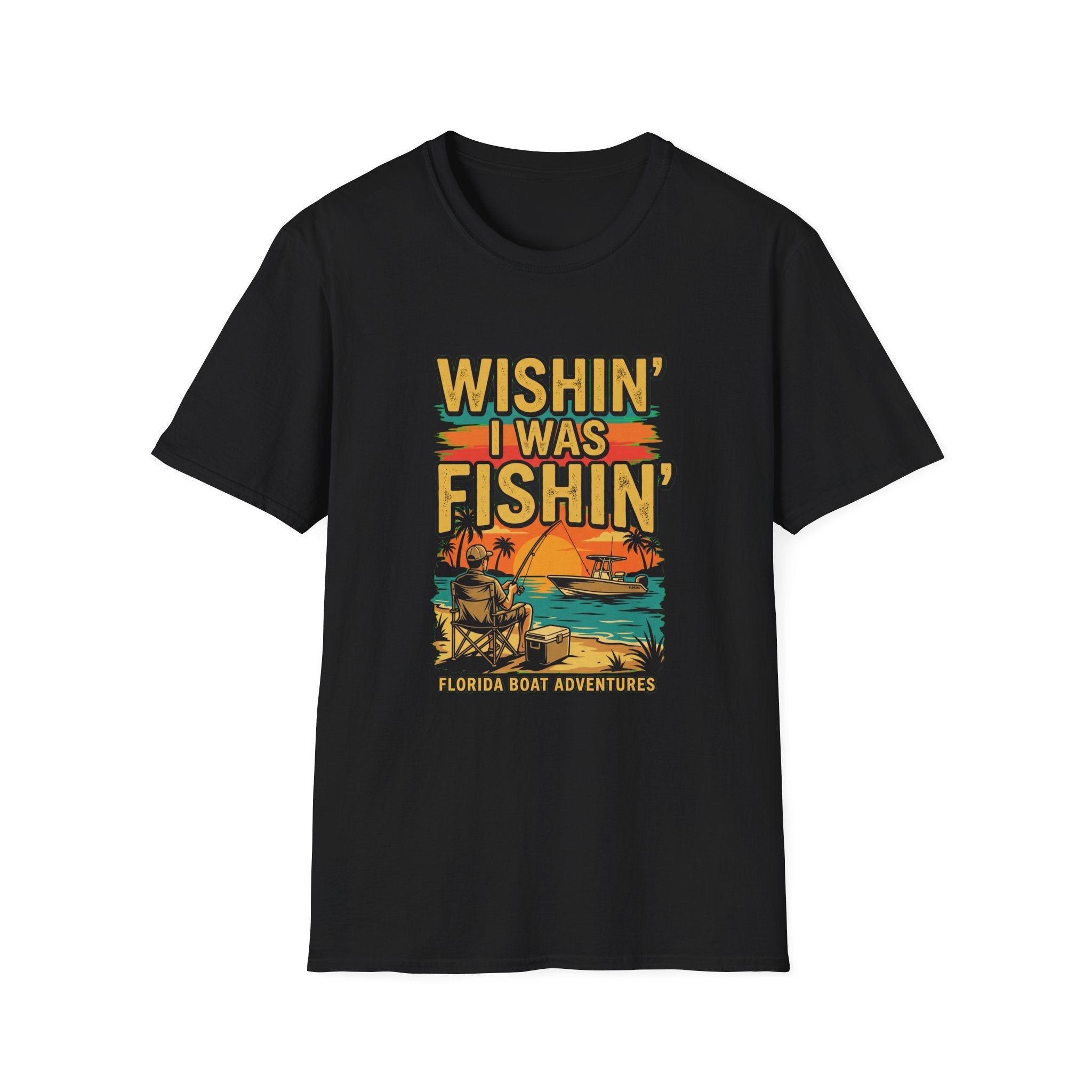 Wishin' I Was Fishin' - Florida Fishing T-Shirt