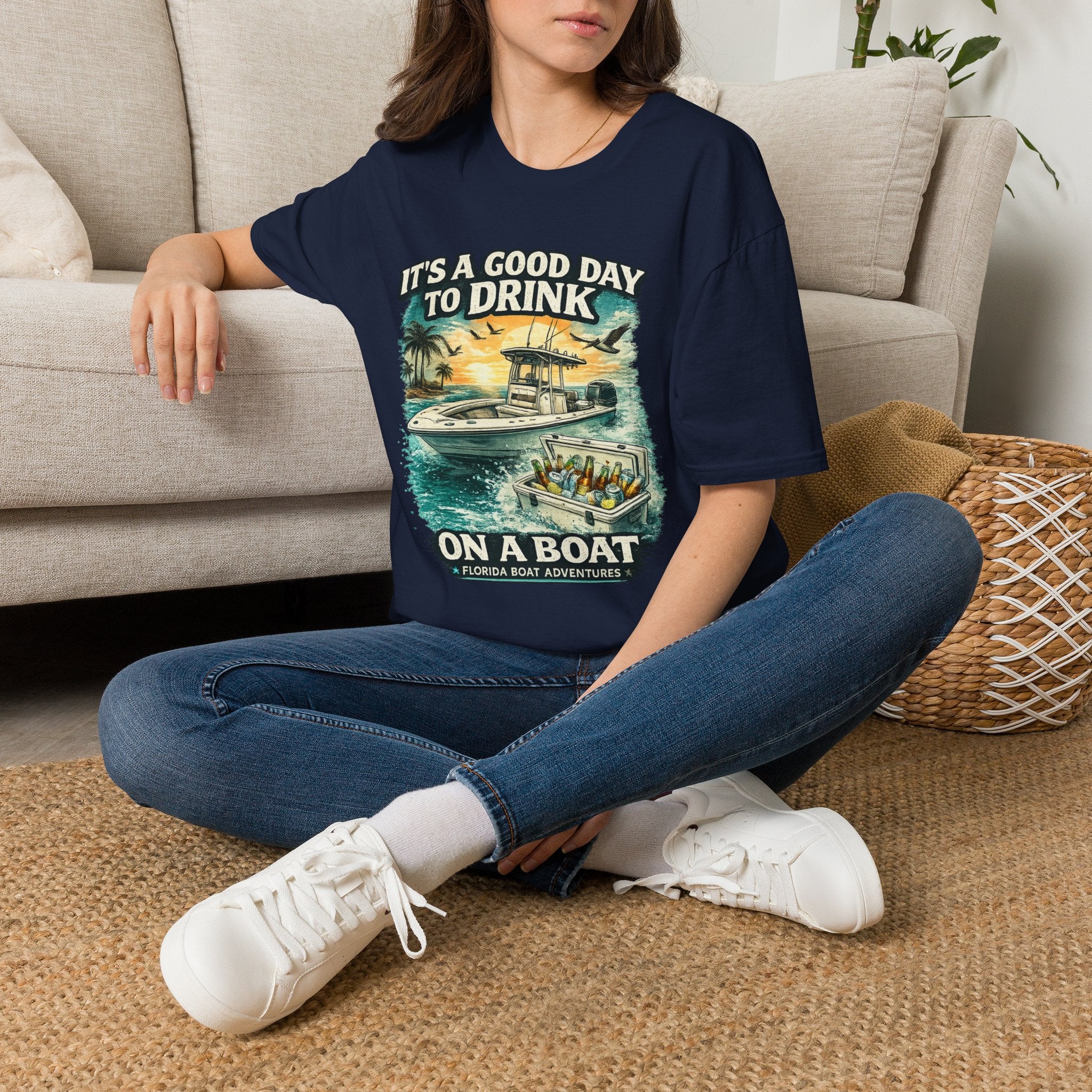 It's A Good Day To Drink On A Boat - Florida Boating T-Shirt