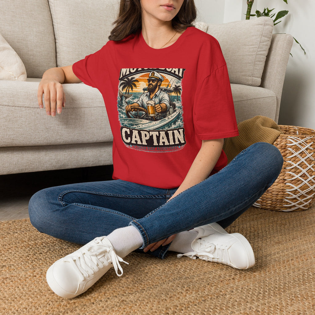 Motor Boat Captain - Florida Boating T-Shirt