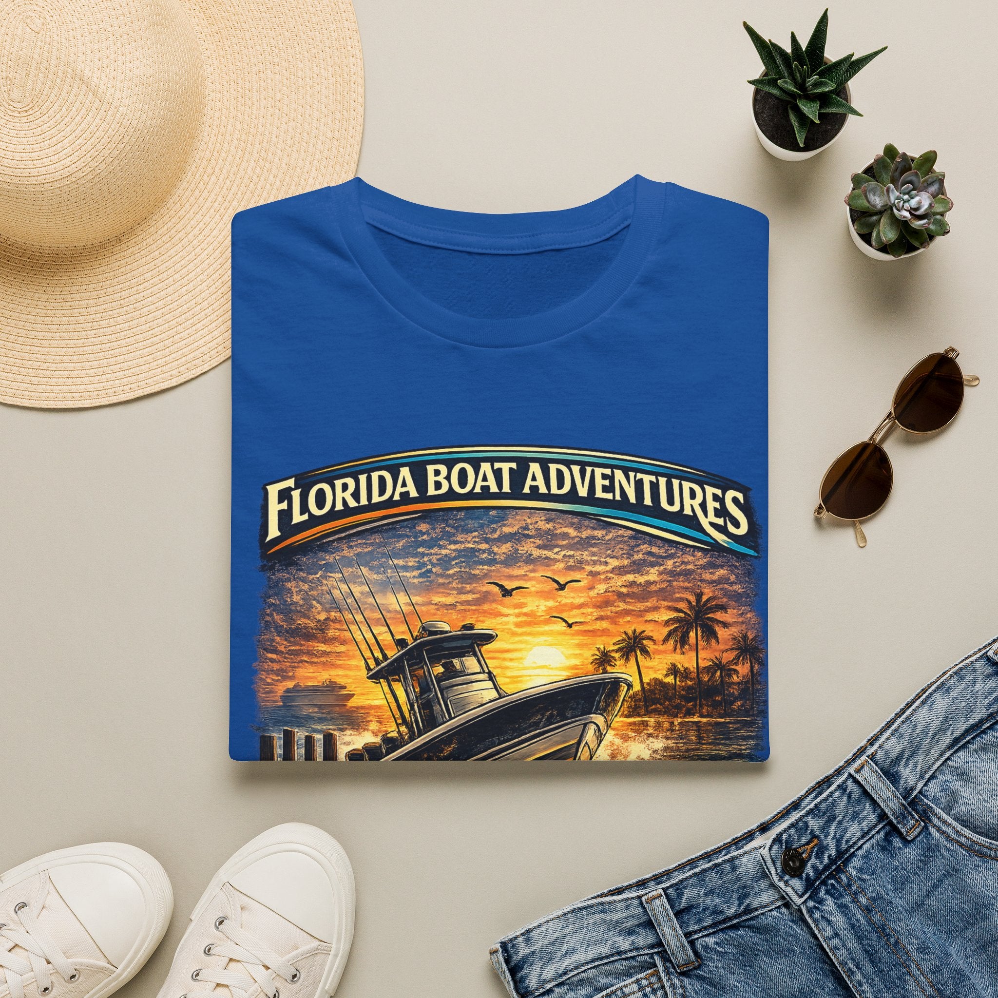 Freedom Starts at the Dock Tee | Florida Boating Lifestyle & Offshore Fishing Shirt for Men | Gildan 6400 T-Shirt