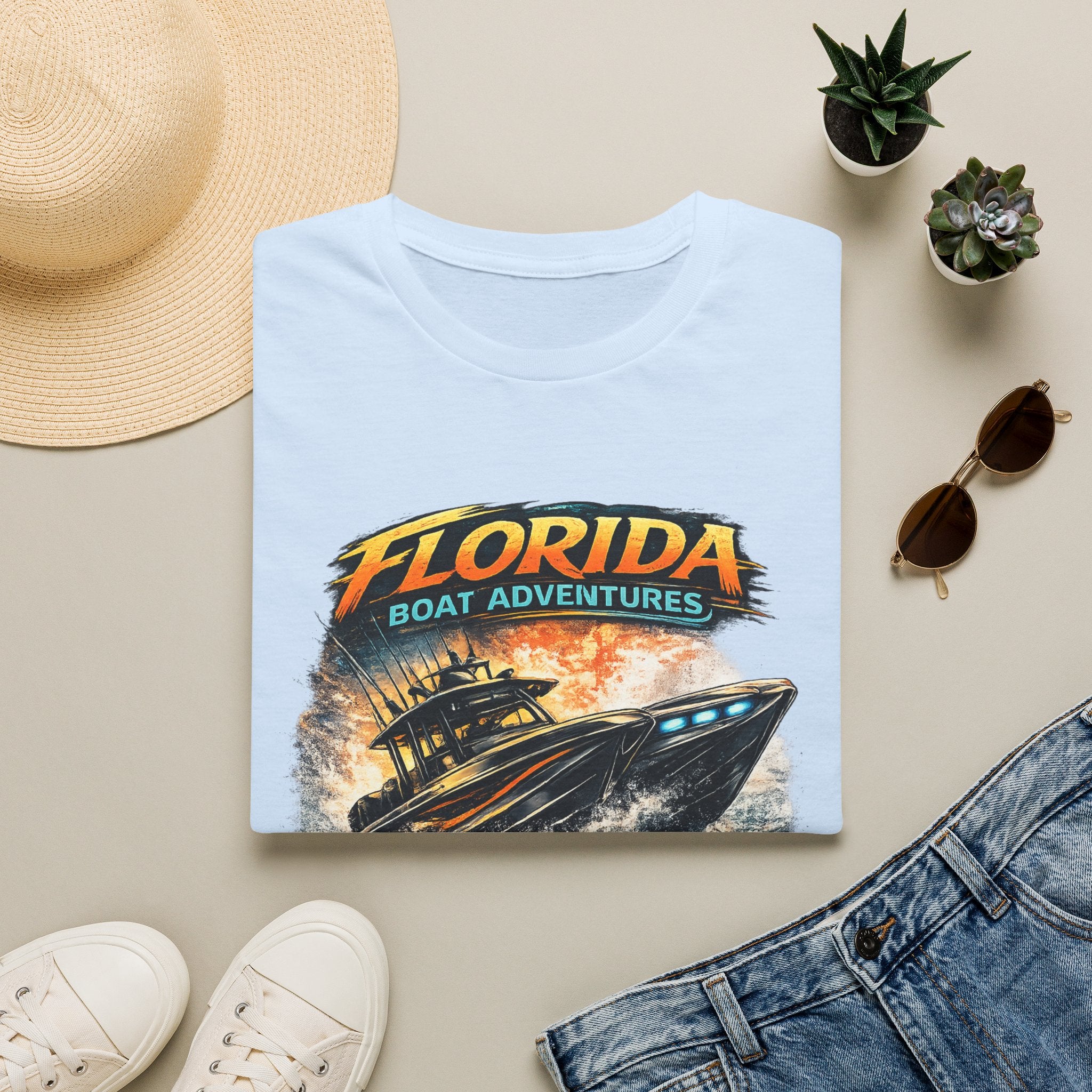 Throttle Therapy Tee | Funny Florida Boating & Offshore Sport Fishing Shirt for Men | Gildan 6400 T-Shirt