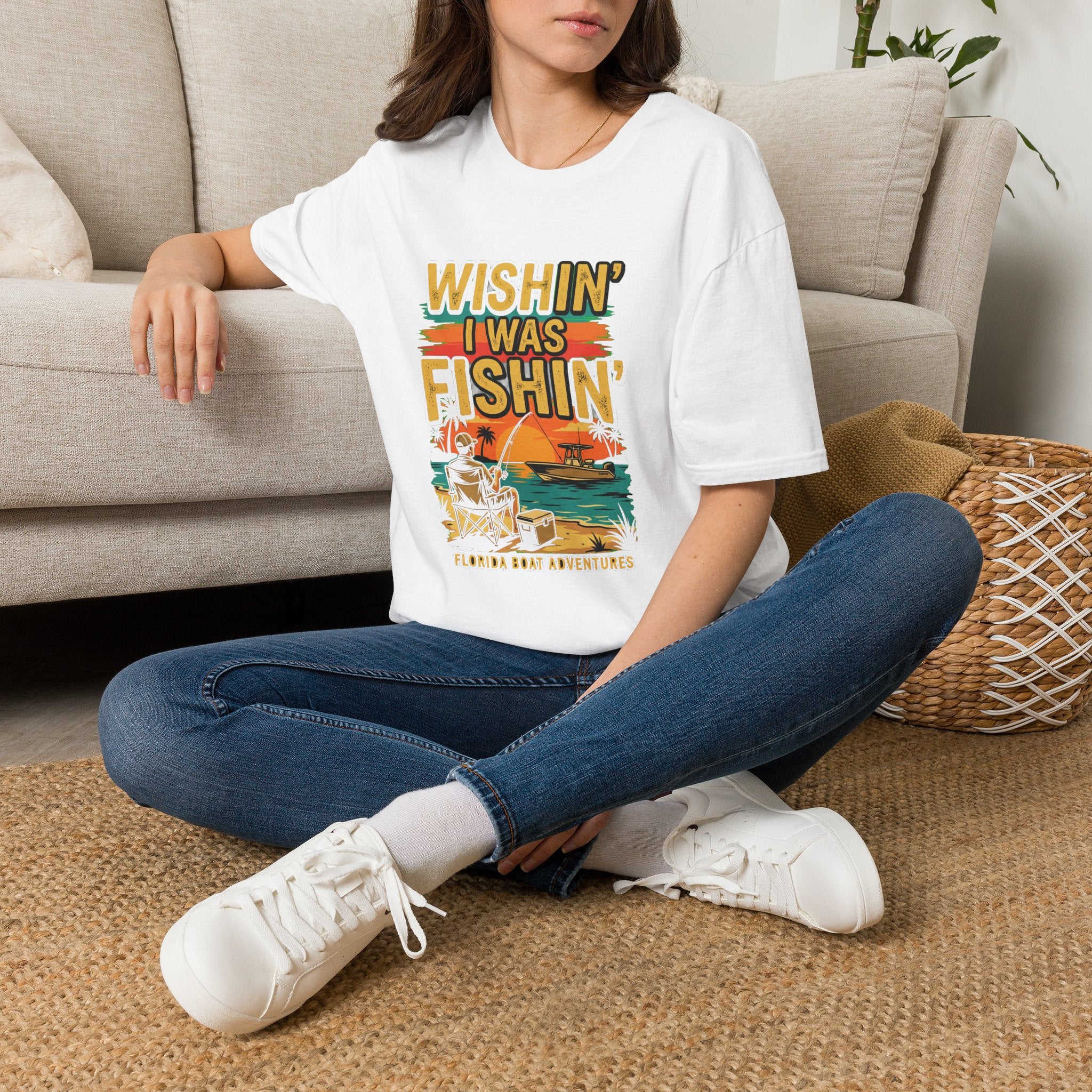 Wishin' I Was Fishin' - Florida Fishing T-Shirt