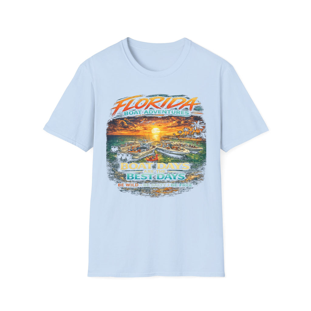 Boat Days Are the Best Days Tee | Funny Boating Shirt for Men or Women | Gildan 6400 Florida Boating T-Shirt