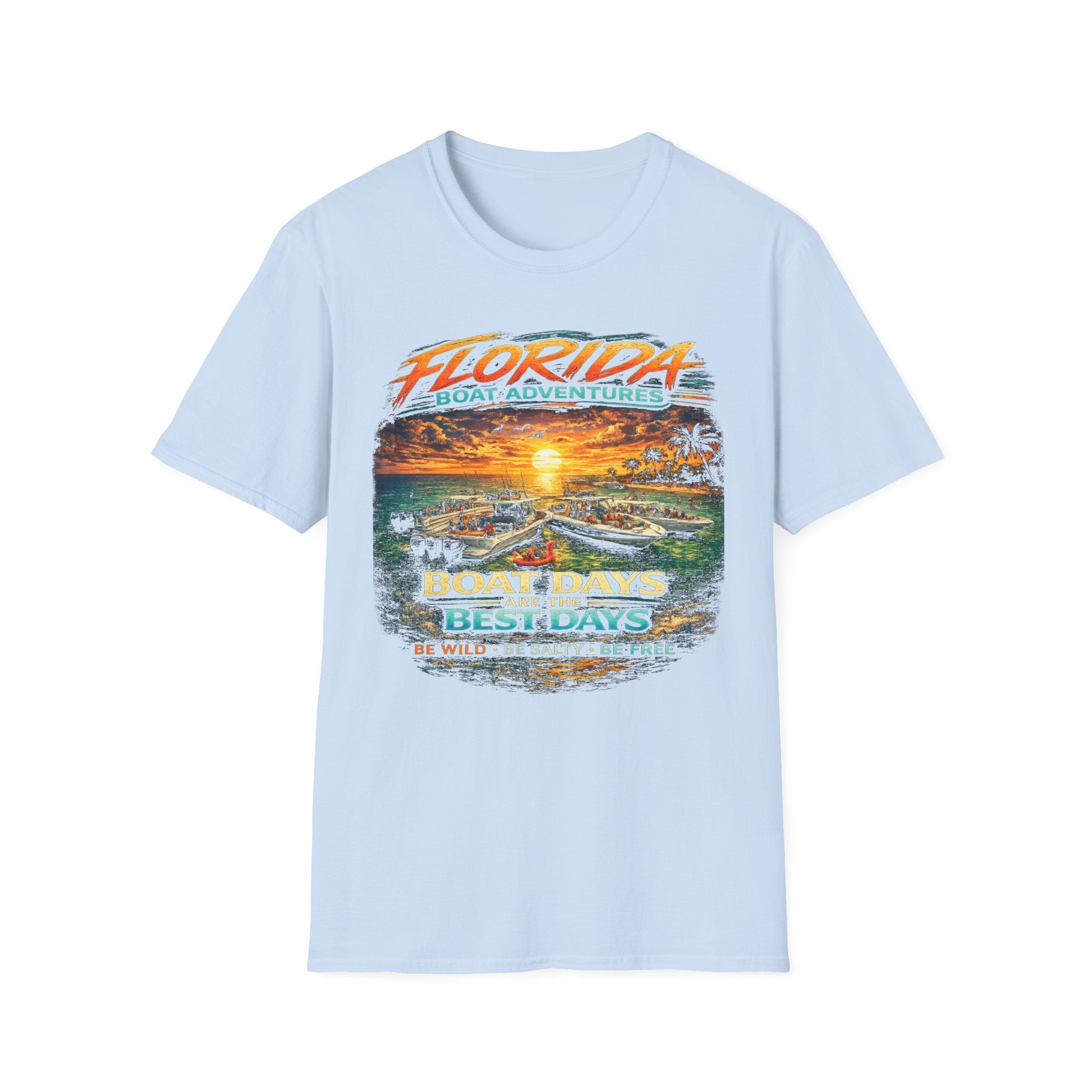 Boat Days Are the Best Days Tee | Funny Boating Shirt for Men or Women | Gildan 6400 Florida Boating T-Shirt