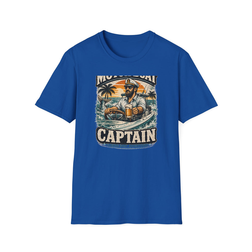 Motor Boat Captain - Florida Boating T-Shirt