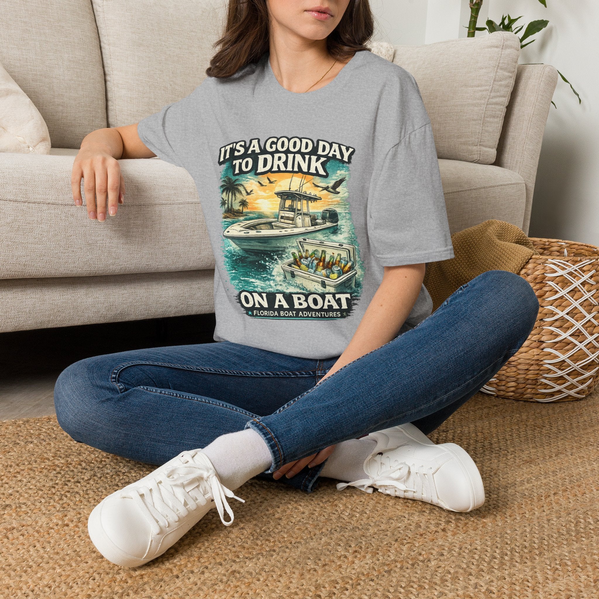 It's A Good Day To Drink On A Boat - Florida Boating T-Shirt