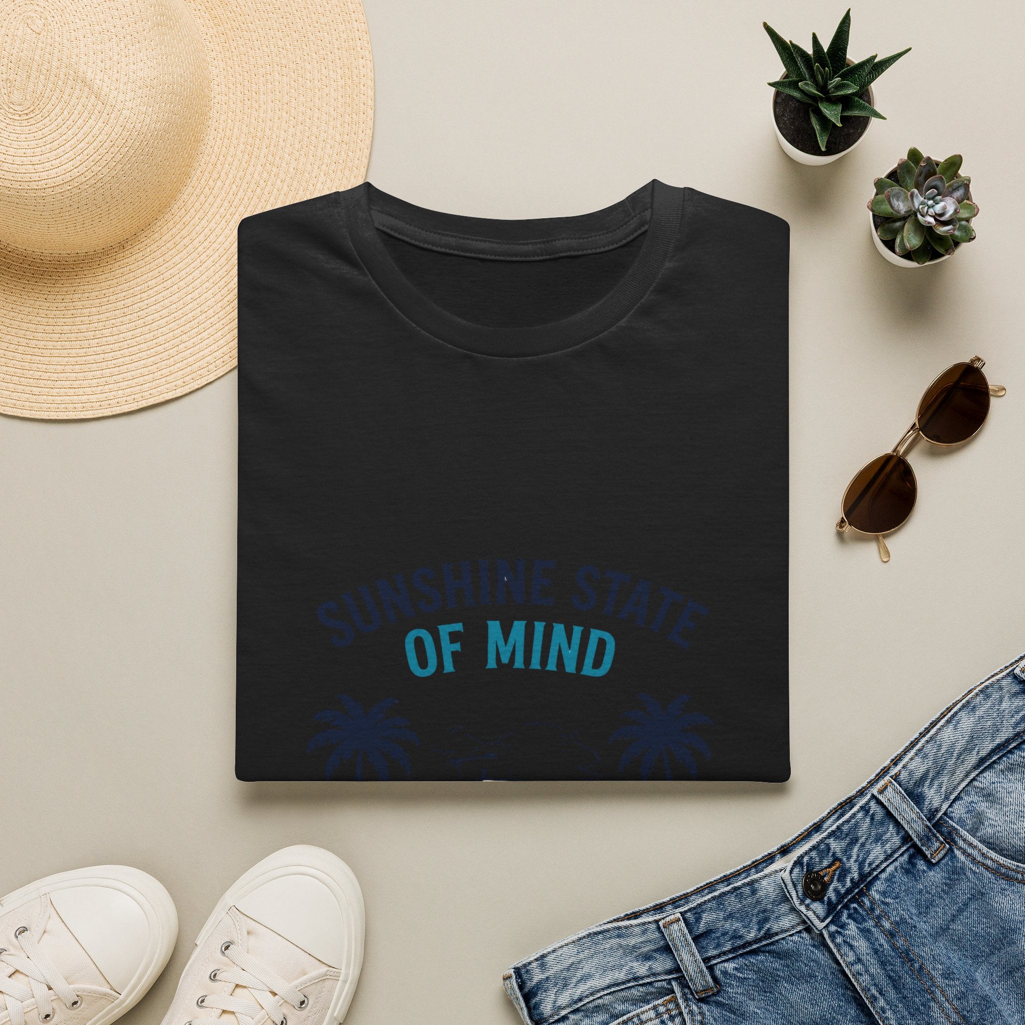 Sunshine State of Mind Tee | Gulf of America Girl | Florida Boat Adventures Boating Shirt for Women | Gildan 6400 T-Shirt