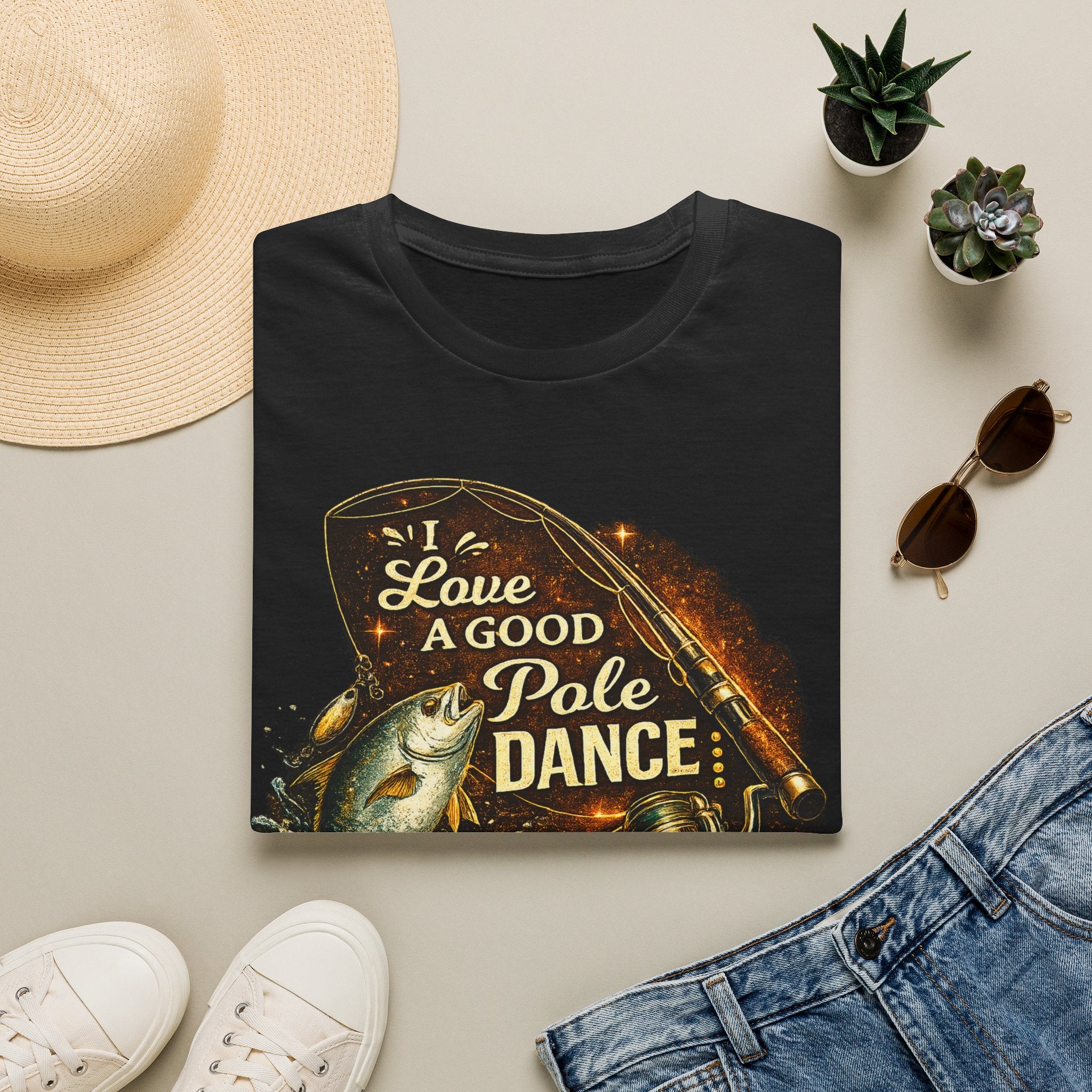 I Love A Good Pole Dance - Funny Fishing T-Shirt