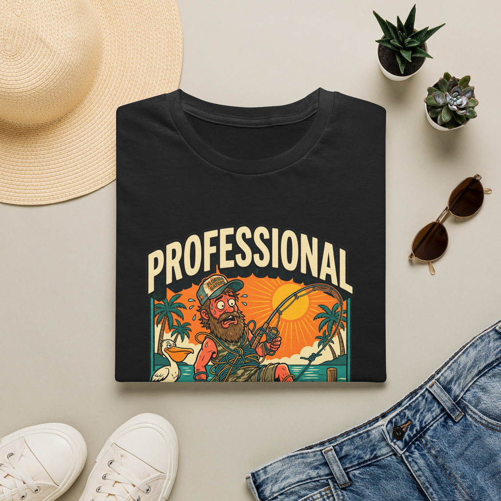 Professional Line Untangler - Funny Florida Man Fishing T-Shirt