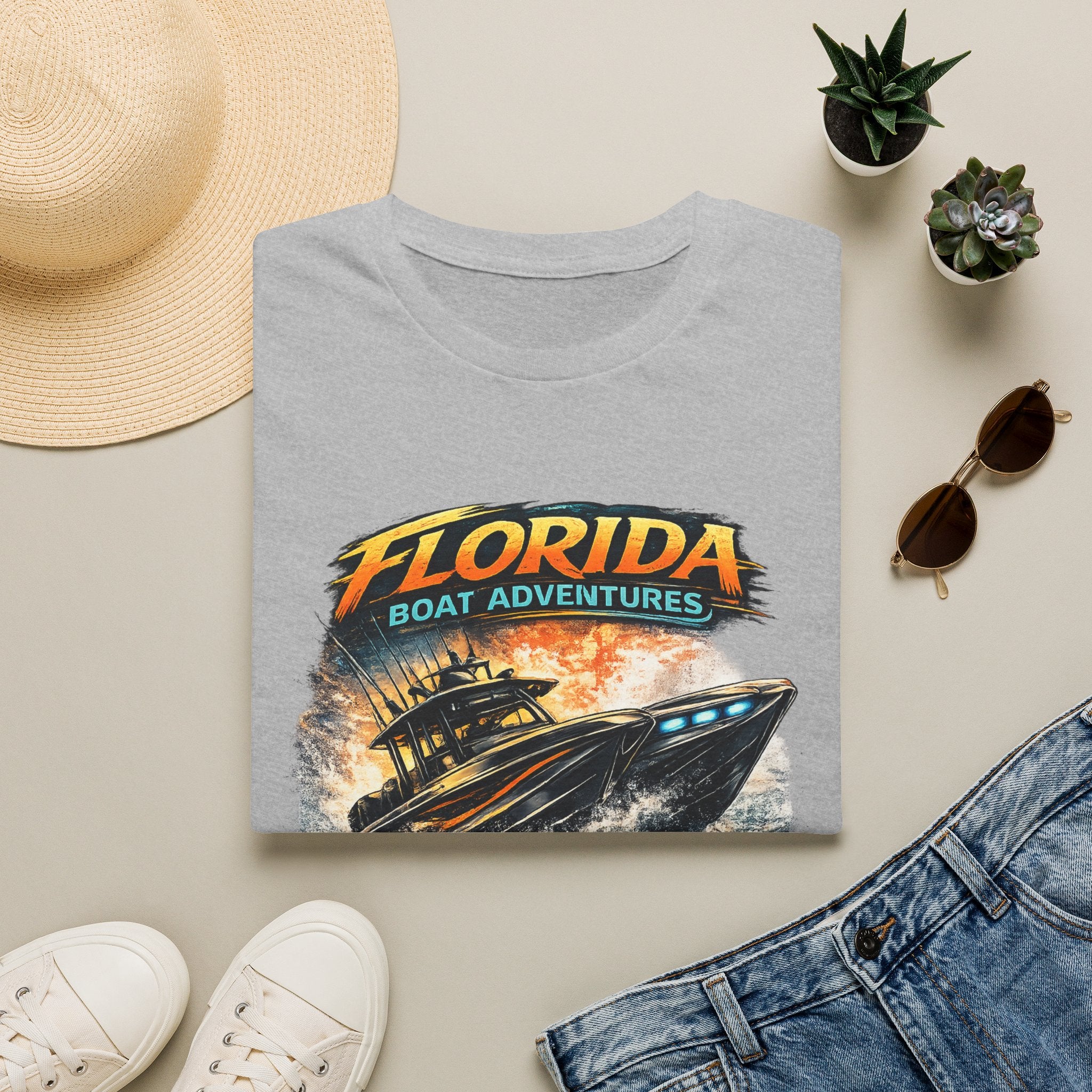 Throttle Therapy Tee | Funny Florida Boating & Offshore Sport Fishing Shirt for Men | Gildan 6400 T-Shirt