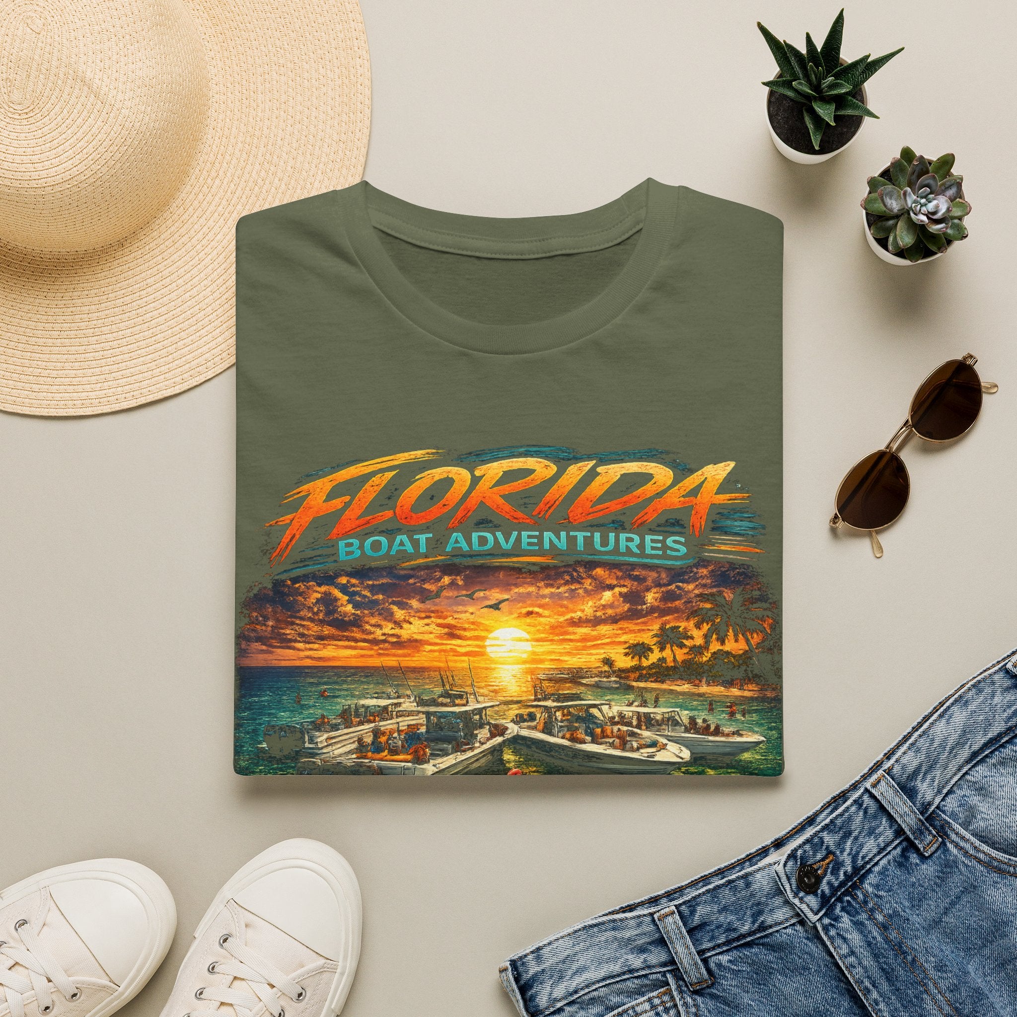Boat Days Are the Best Days Tee | Funny Boating Shirt for Men or Women | Gildan 6400 Florida Boating T-Shirt