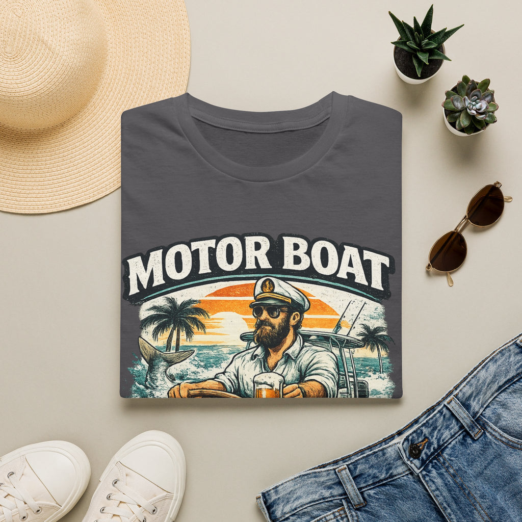 Motor Boat Captain - Florida Boating T-Shirt