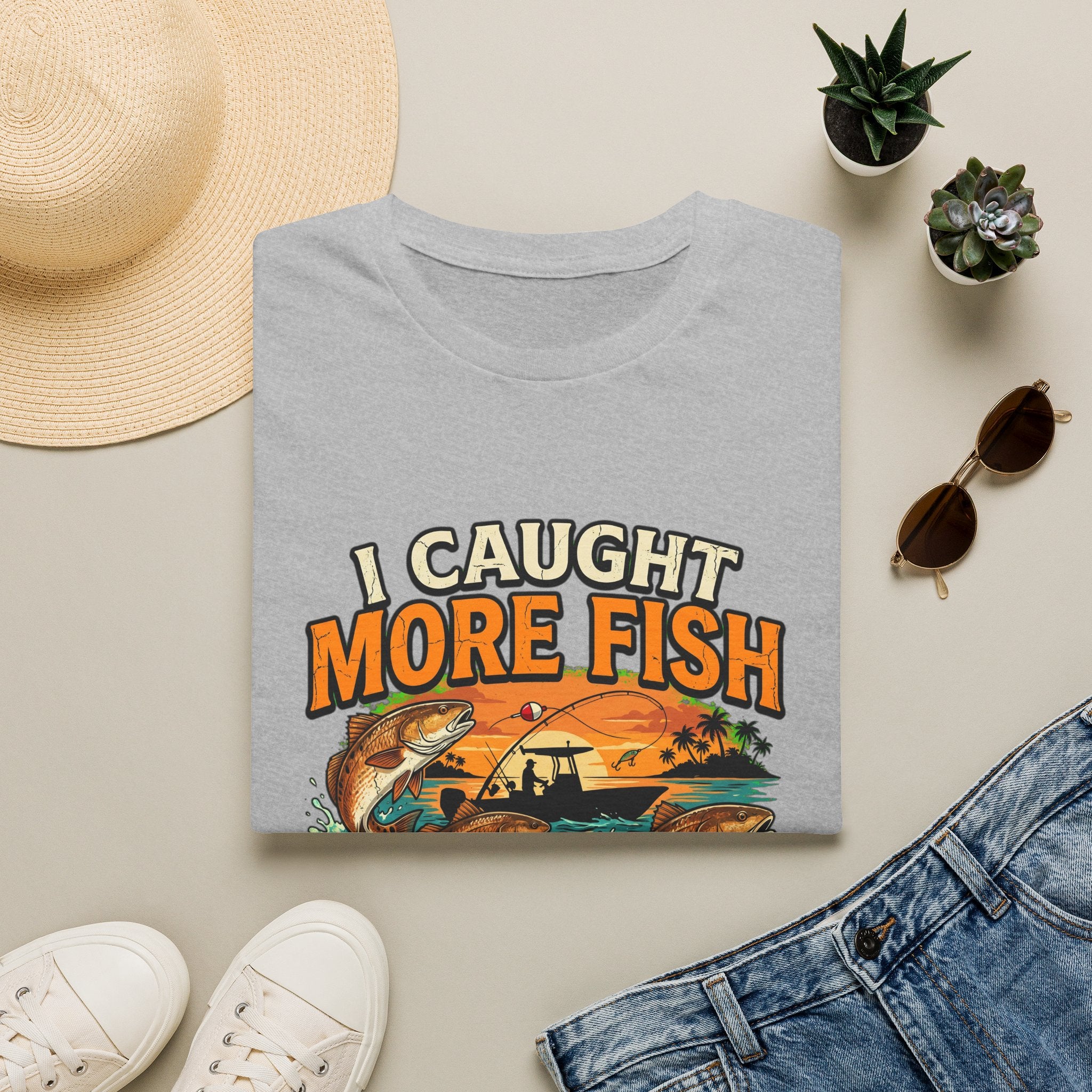 I Caught More Fish Than You Lied About - Funny Florida Fishing T-Shirt