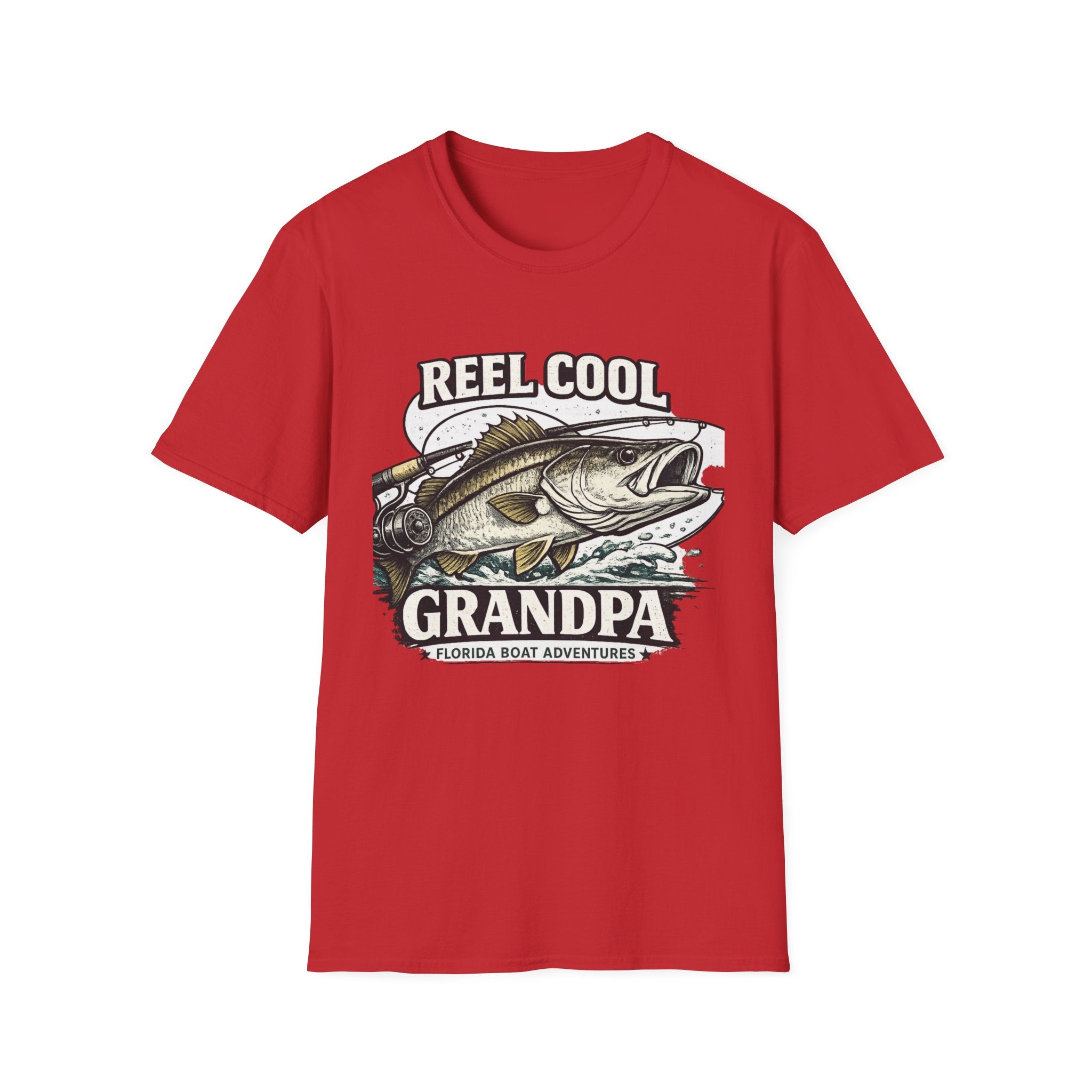 Reel Cool Grandpa - Florida Fishing Grandfather T-Shirt