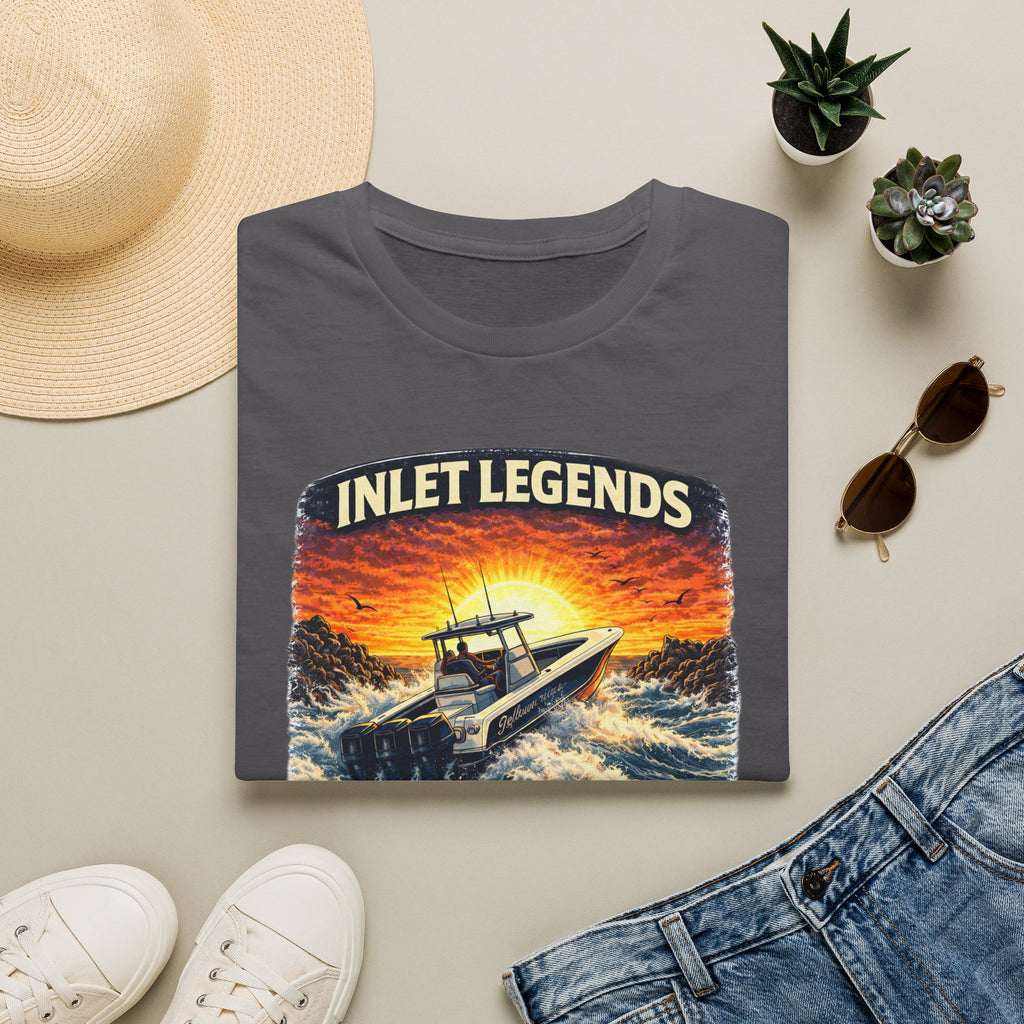 Inlet Legends Tee | Florida Boating & Offshore Fishing Shirt for Men | Gildan 6400 T-Shirt