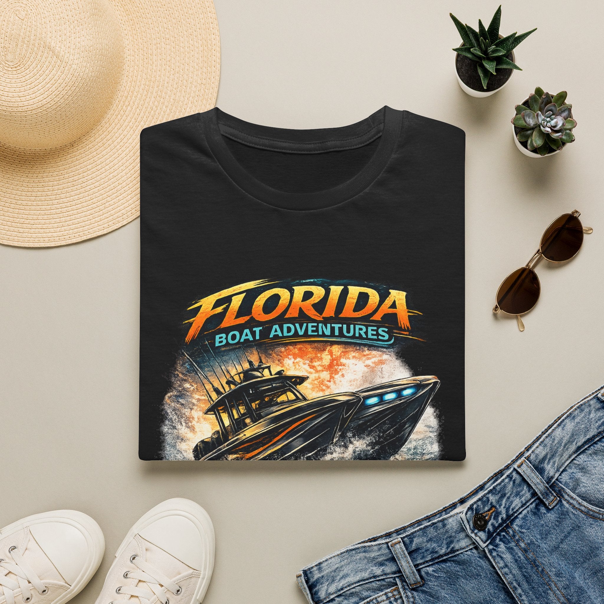 Throttle Therapy Tee | Funny Florida Boating & Offshore Sport Fishing Shirt for Men | Gildan 6400 T-Shirt