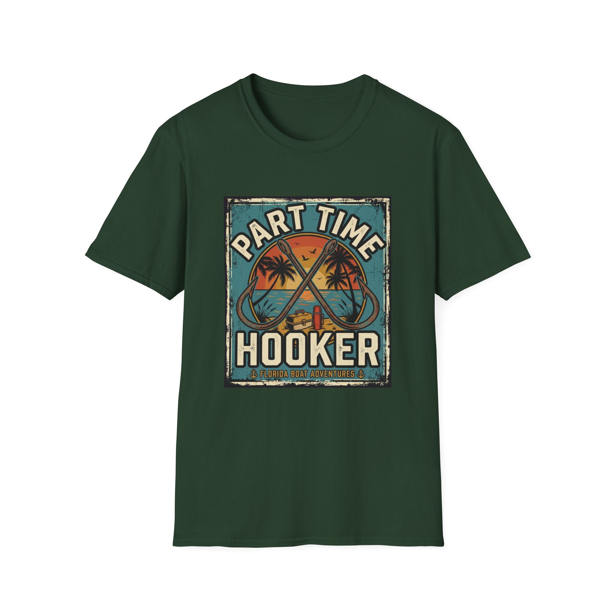 Part Time Hooker - Funny Florida Fishing T-Shirt