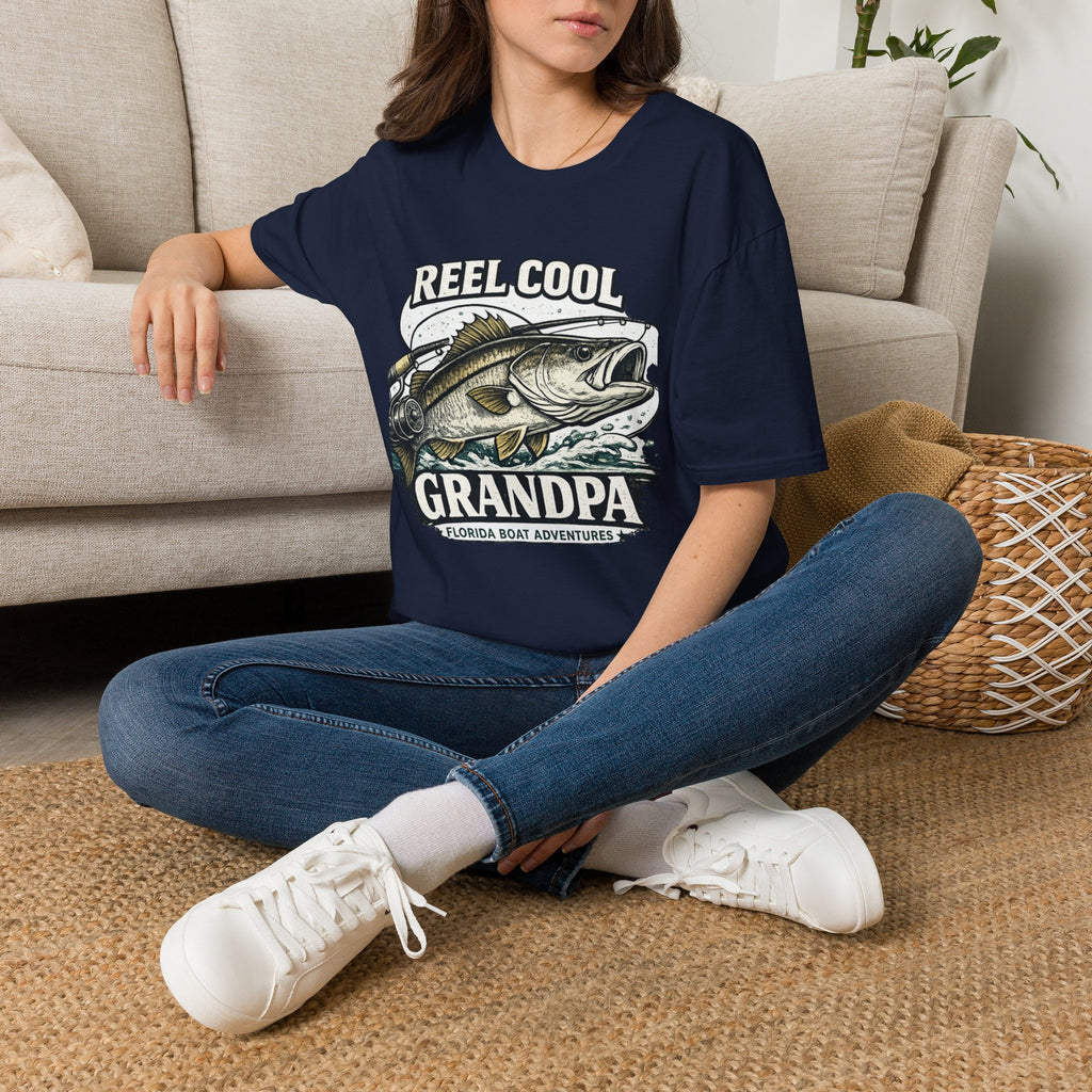 Reel Cool Grandpa - Florida Fishing Grandfather T-Shirt