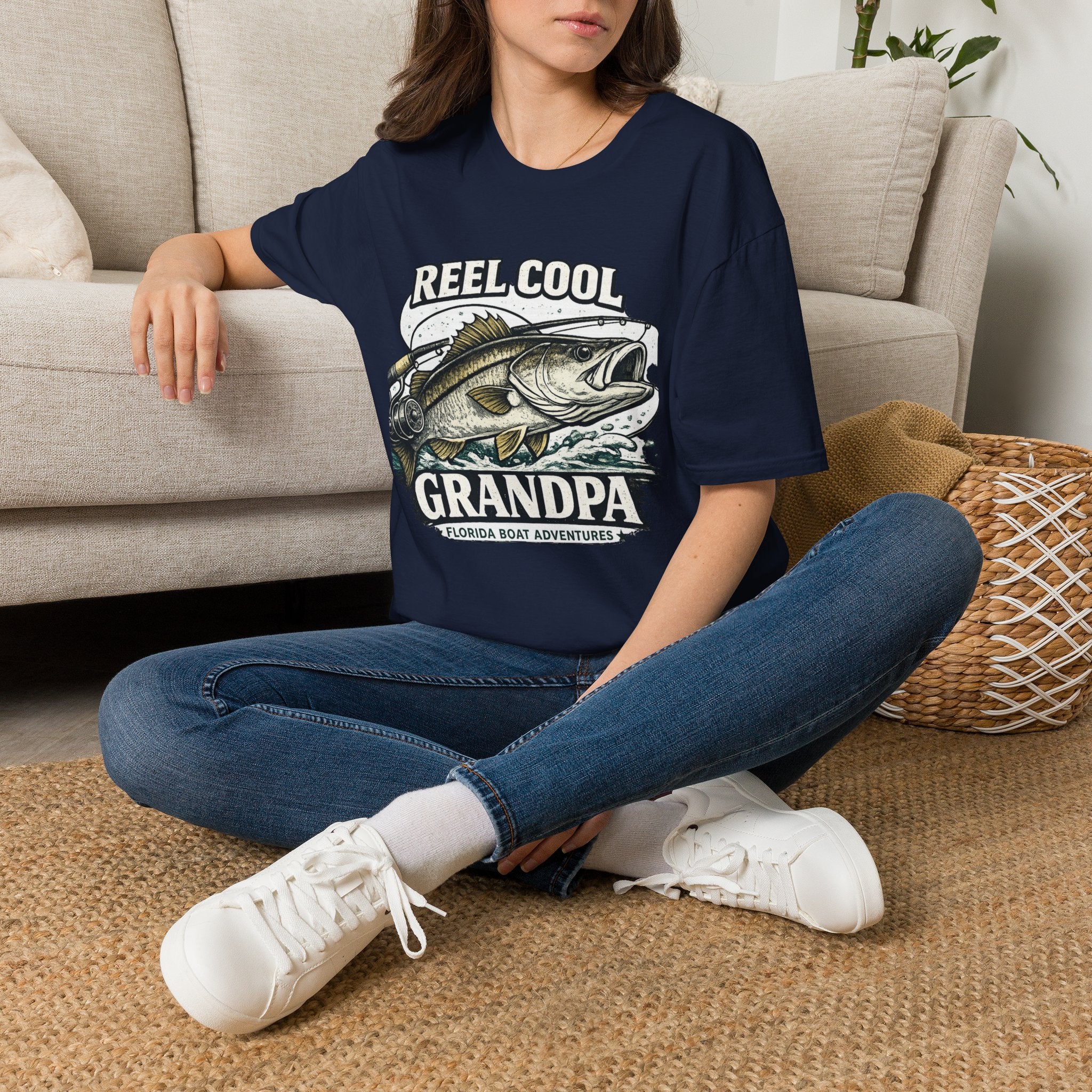 Reel Cool Grandpa - Florida Fishing Grandfather T-Shirt