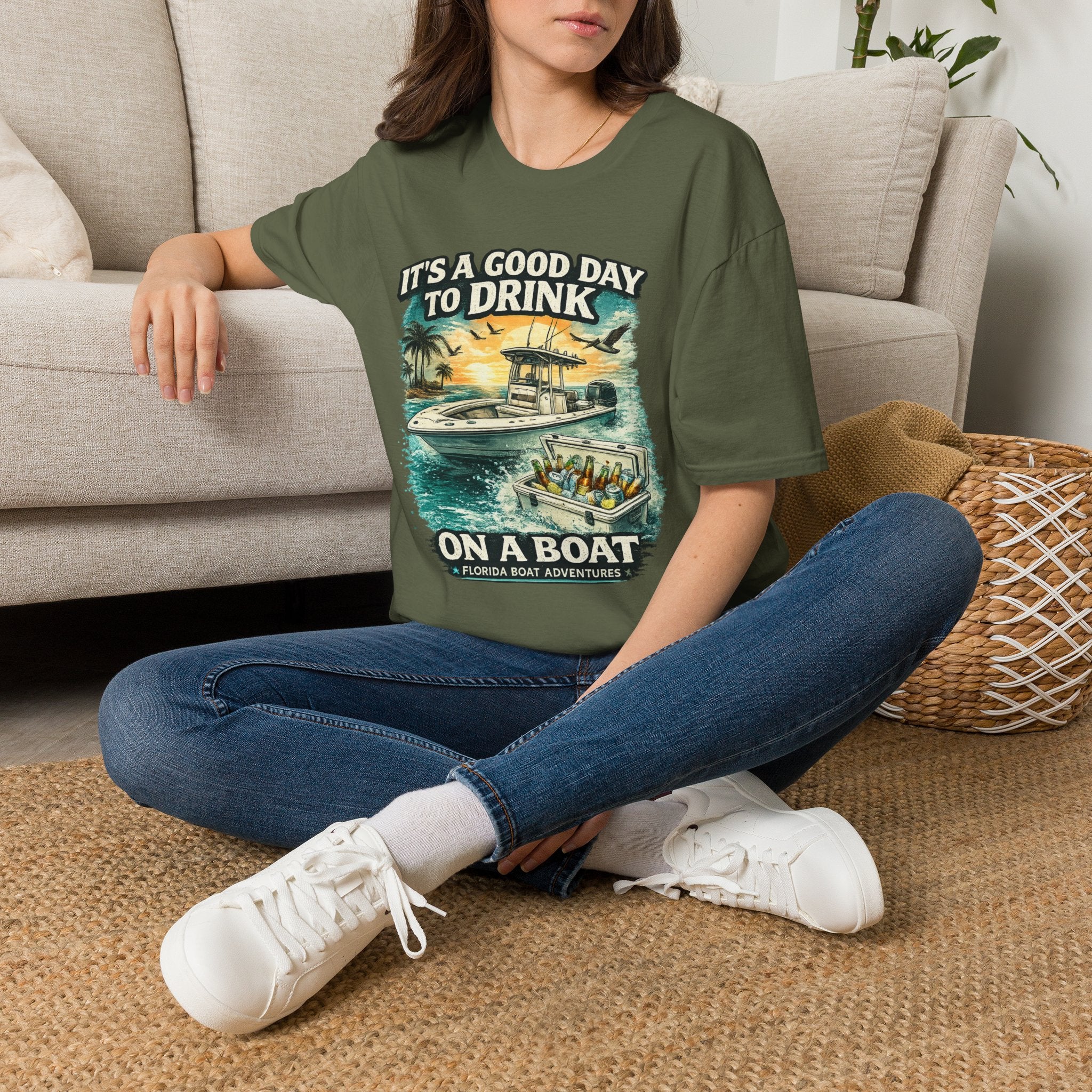 It's A Good Day To Drink On A Boat - Florida Boating T-Shirt