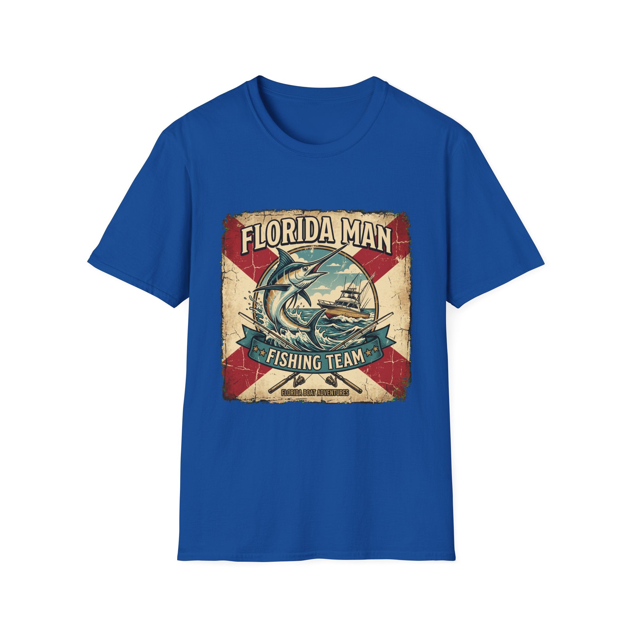 Florida Man Fishing Team - Florida State Pride Fishing T-Shirt