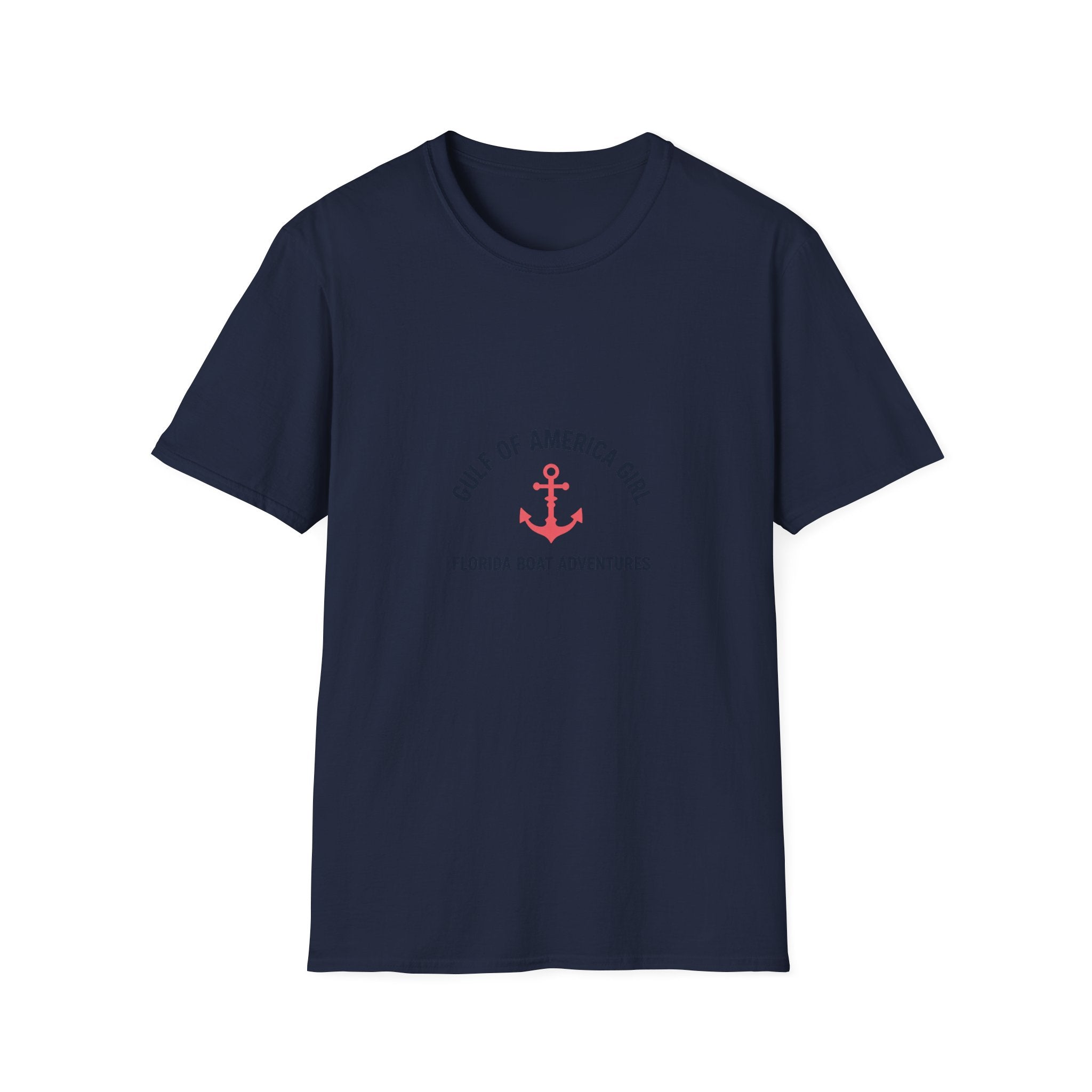 Gulf of America Girl Tee | Florida Boat Adventures Boating Lifestyle Shirt for Women | Gildan 6400 T-Shirt