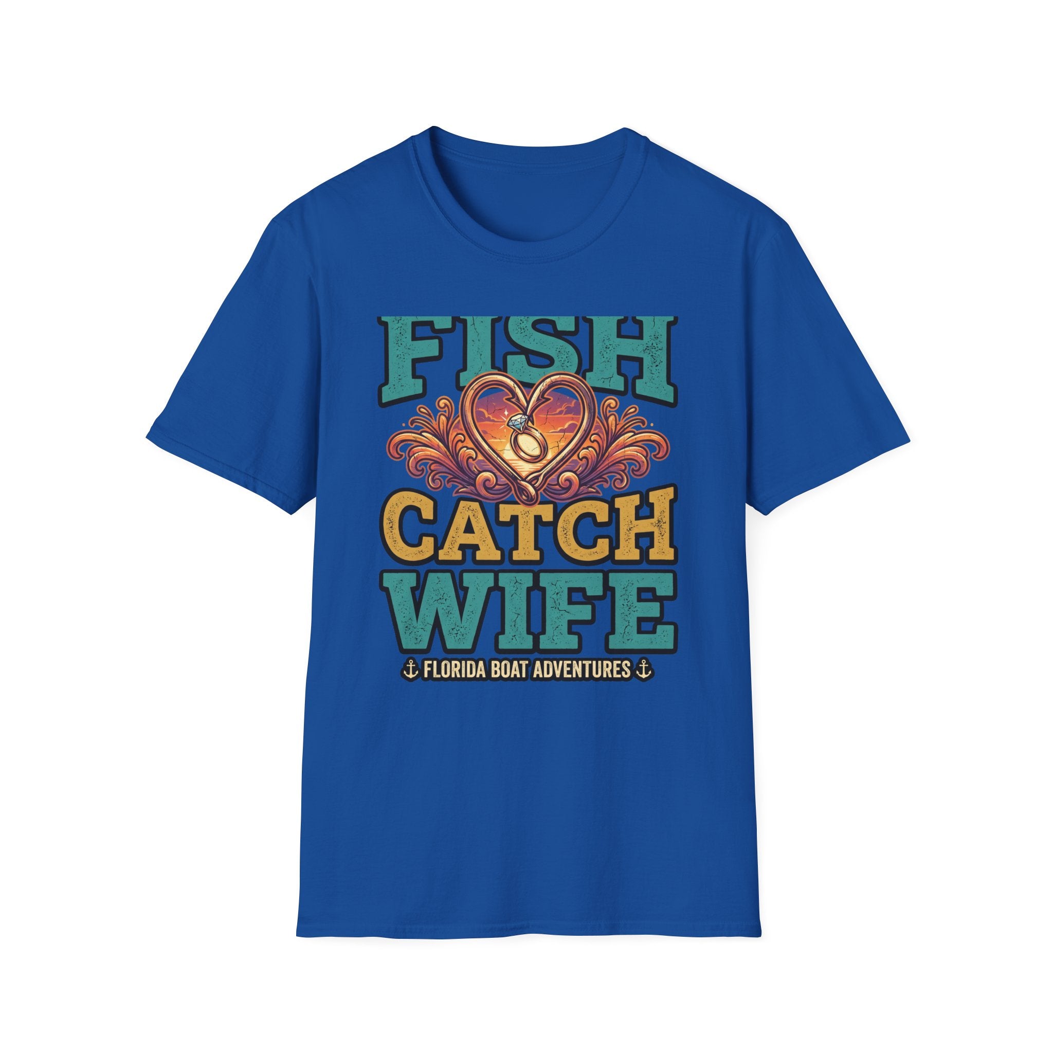 Best Catch Is My Wife - Romantic Fishing T-Shirt for Husbands