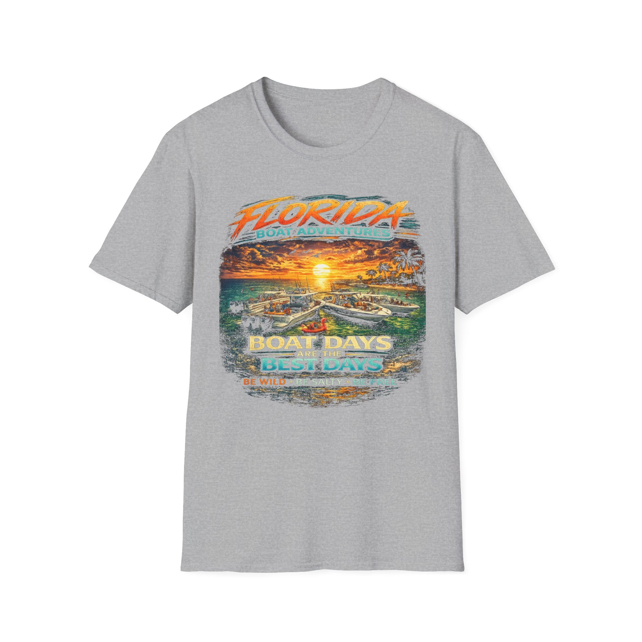 Boat Days Are the Best Days Tee | Funny Boating Shirt for Men or Women | Gildan 6400 Florida Boating T-Shirt