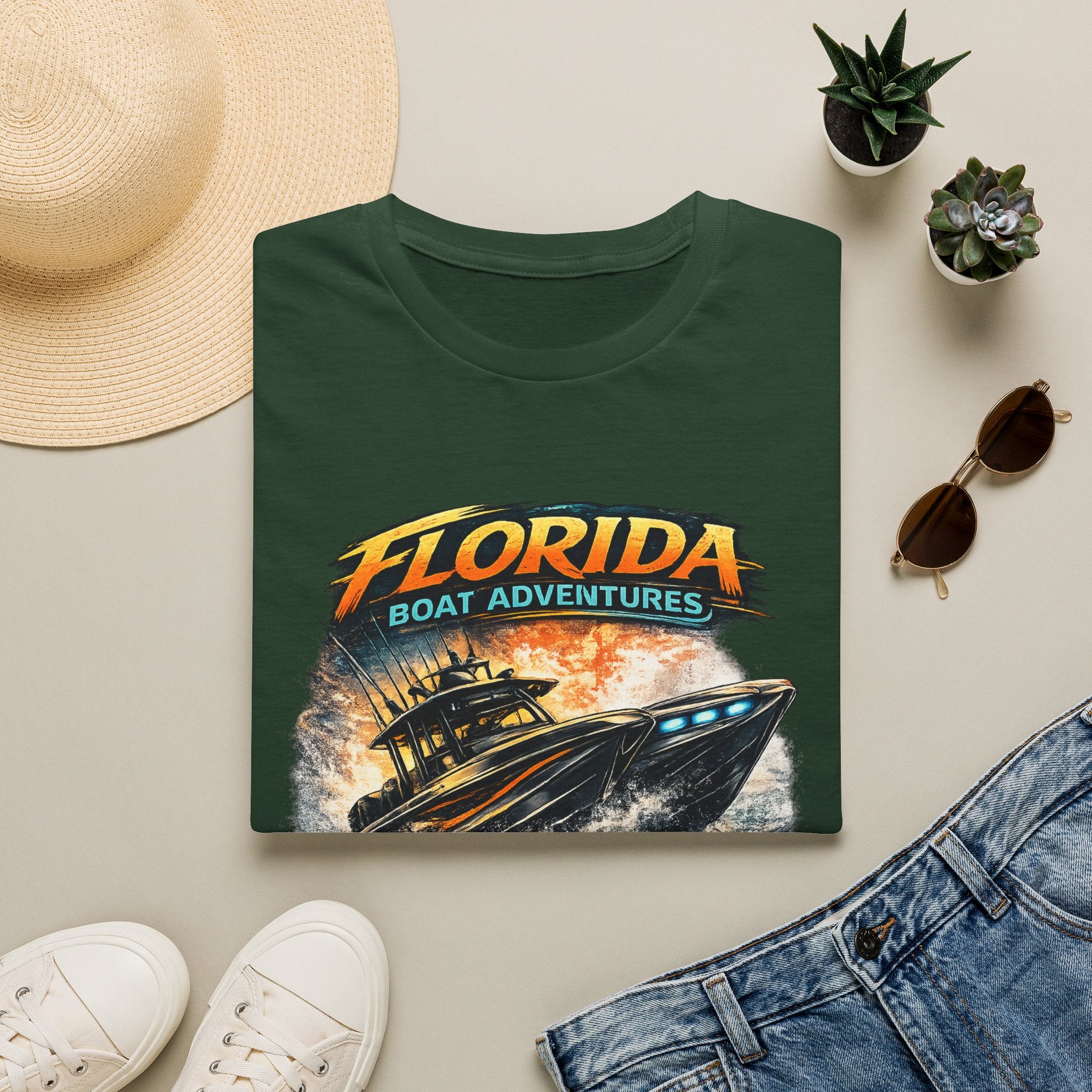 Throttle Therapy Tee | Funny Florida Boating & Offshore Sport Fishing Shirt for Men | Gildan 6400 T-Shirt