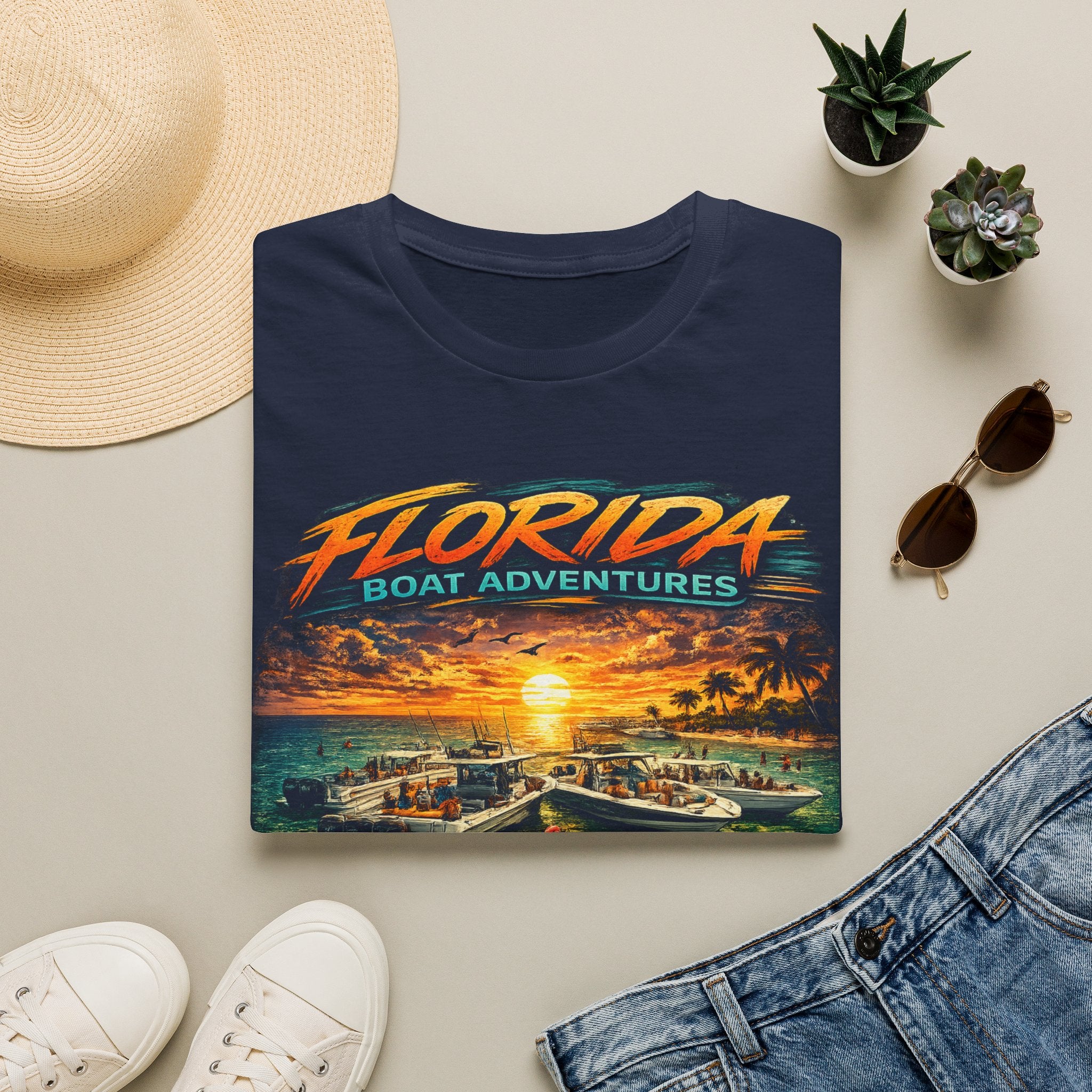 Boat Days Are the Best Days Tee | Funny Boating Shirt for Men or Women | Gildan 6400 Florida Boating T-Shirt