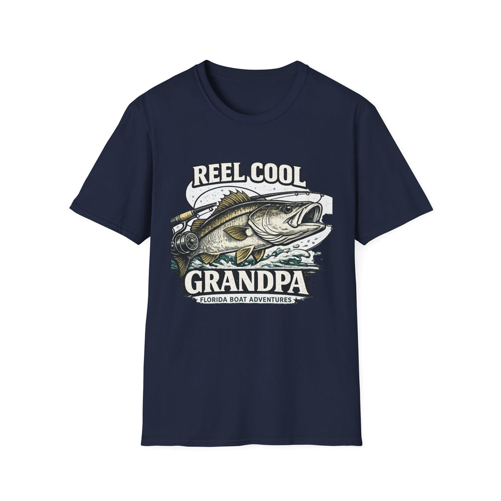 Reel Cool Grandpa - Florida Fishing Grandfather T-Shirt