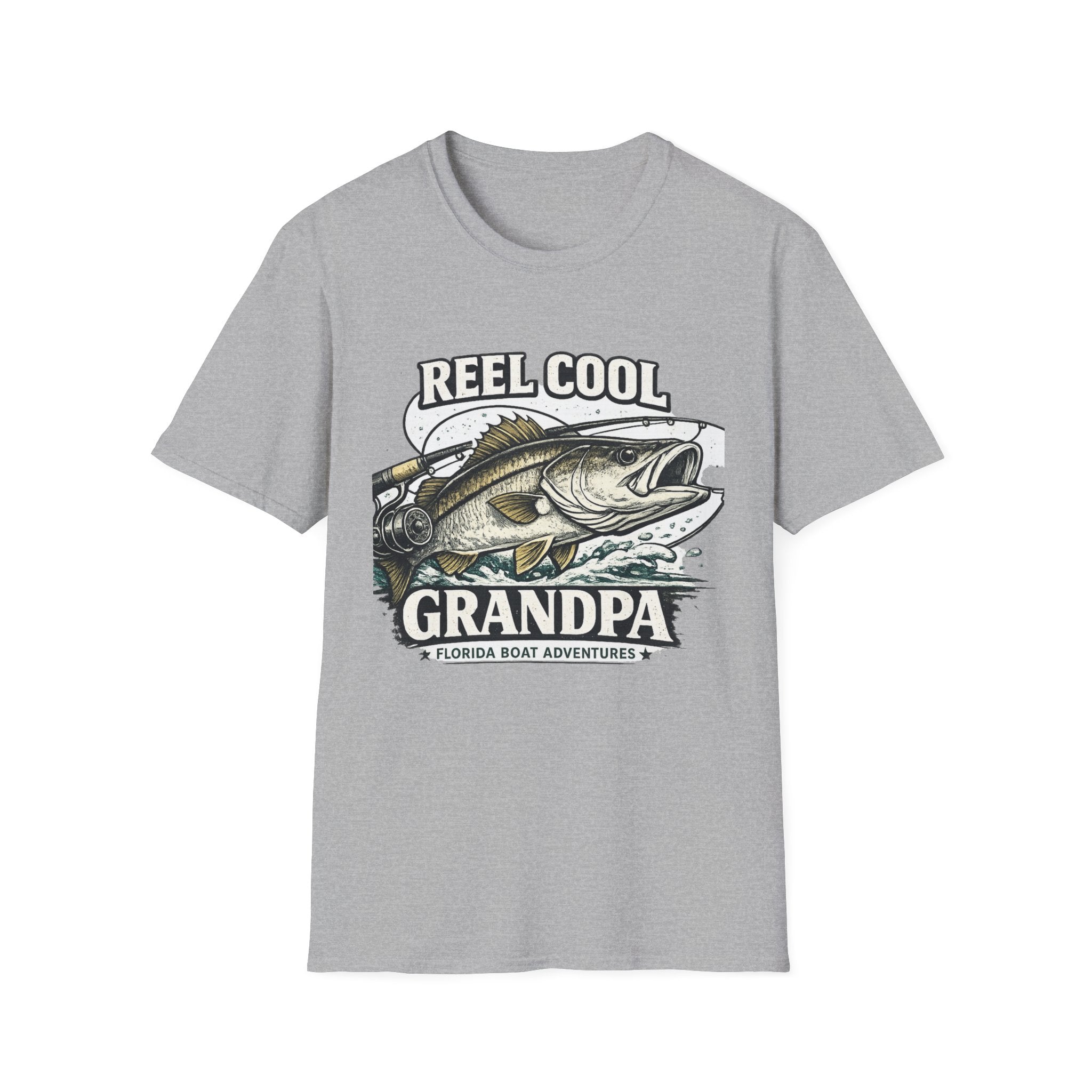 Reel Cool Grandpa - Florida Fishing Grandfather T-Shirt